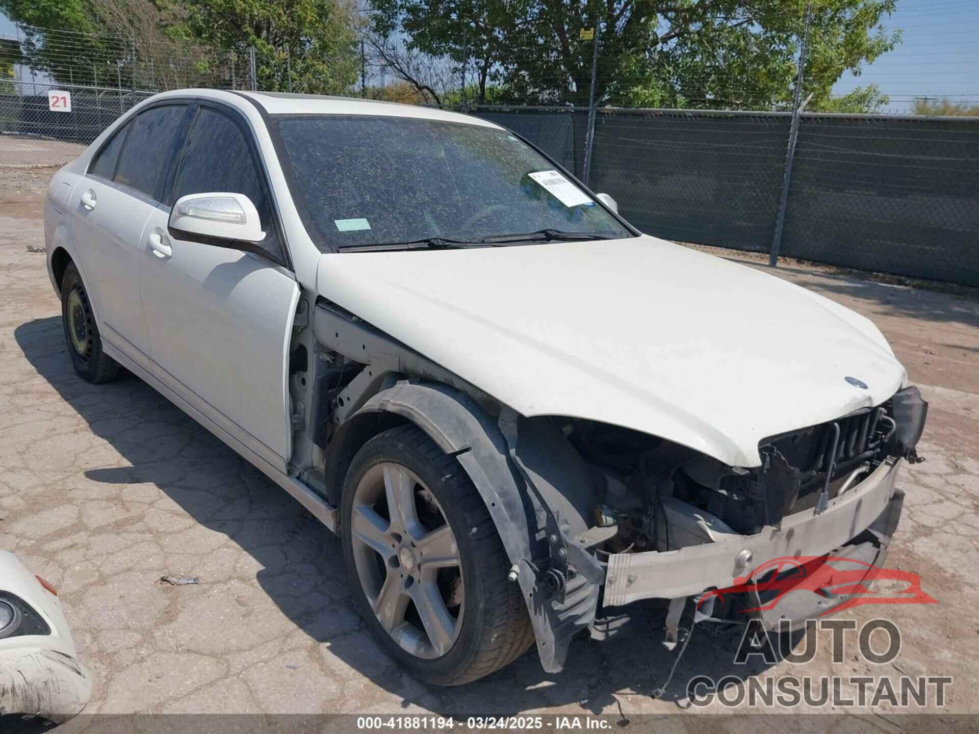 MERCEDES-BENZ C 300 2009 - WDDGF54X09R046749