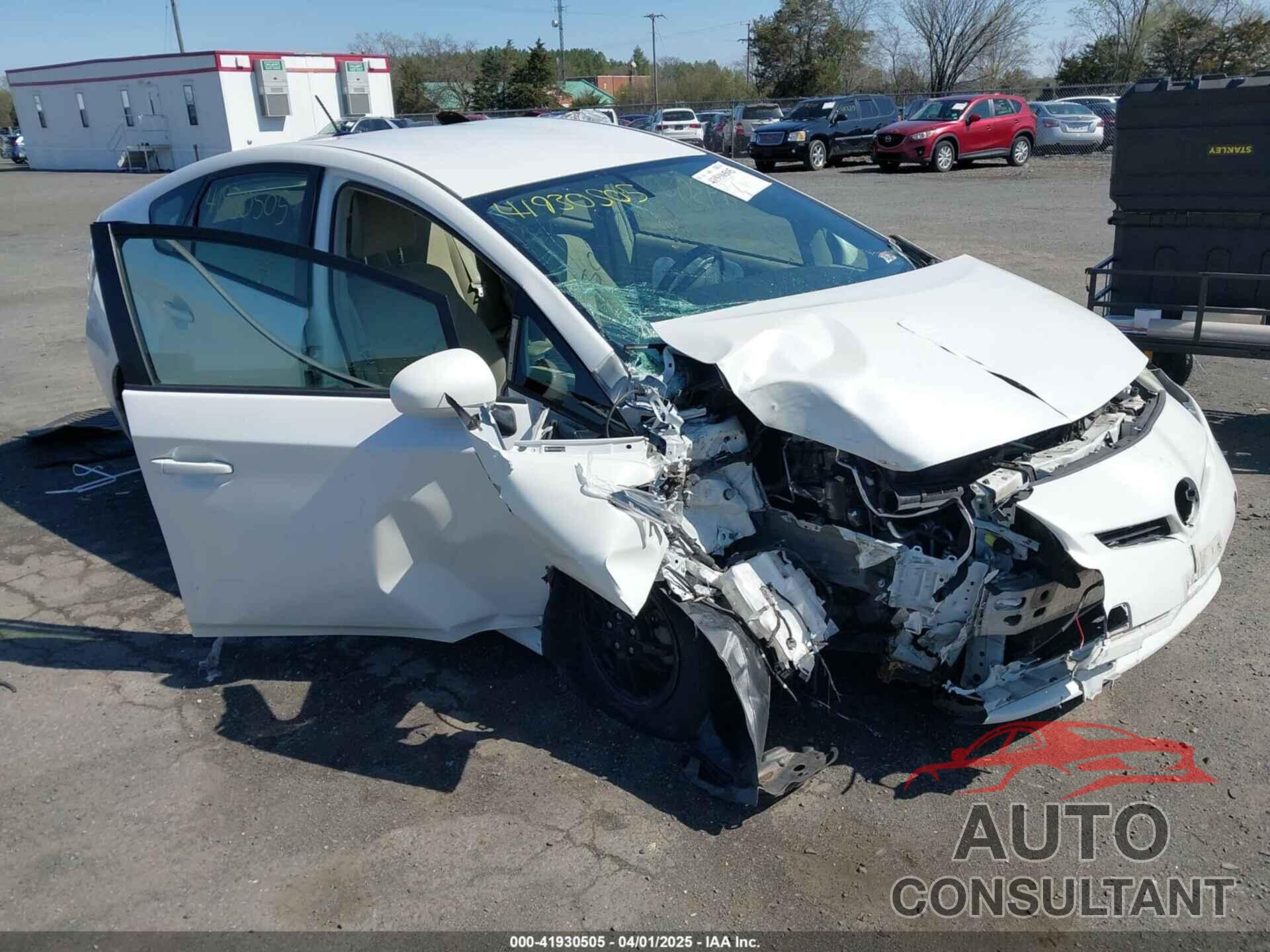 TOYOTA PRIUS 2012 - JTDKN3DU3C5459734