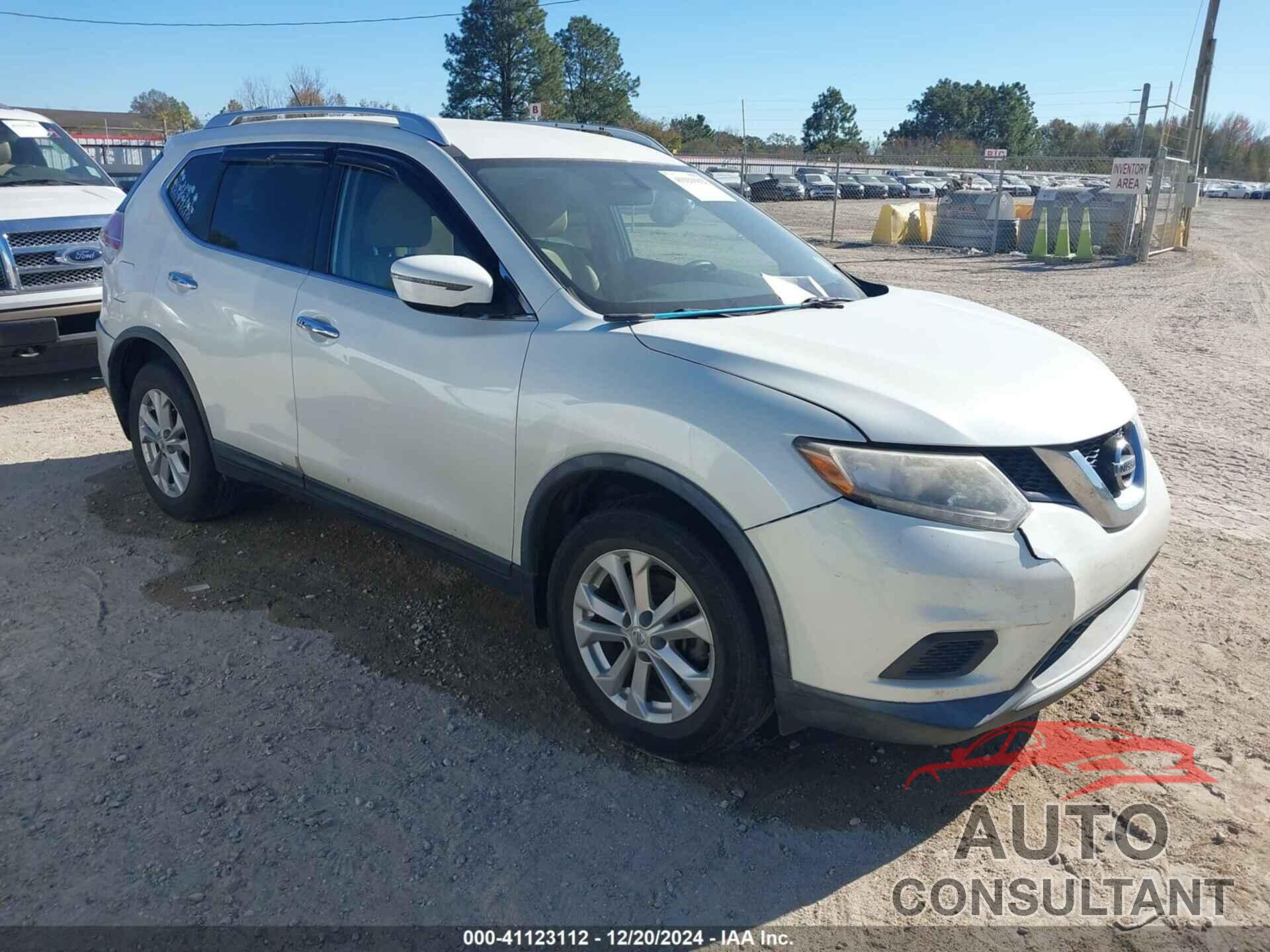 NISSAN ROGUE 2016 - KNMAT2MT3GP634352