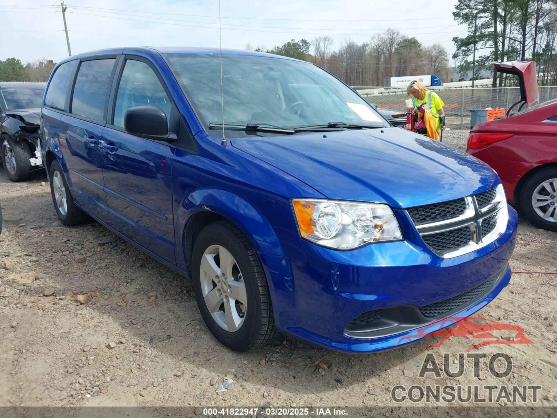 DODGE GRAND CARAVAN 2013 - 2C4RDGBG0DR654863
