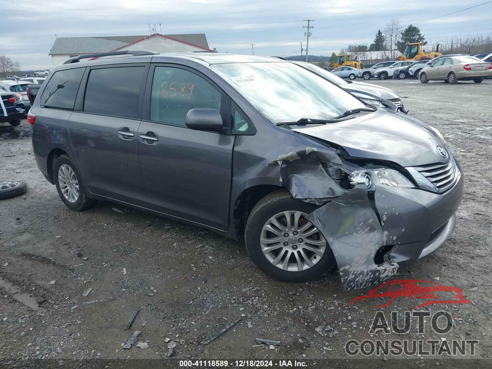 TOYOTA SIENNA 2016 - 5TDYK3DC5GS748169