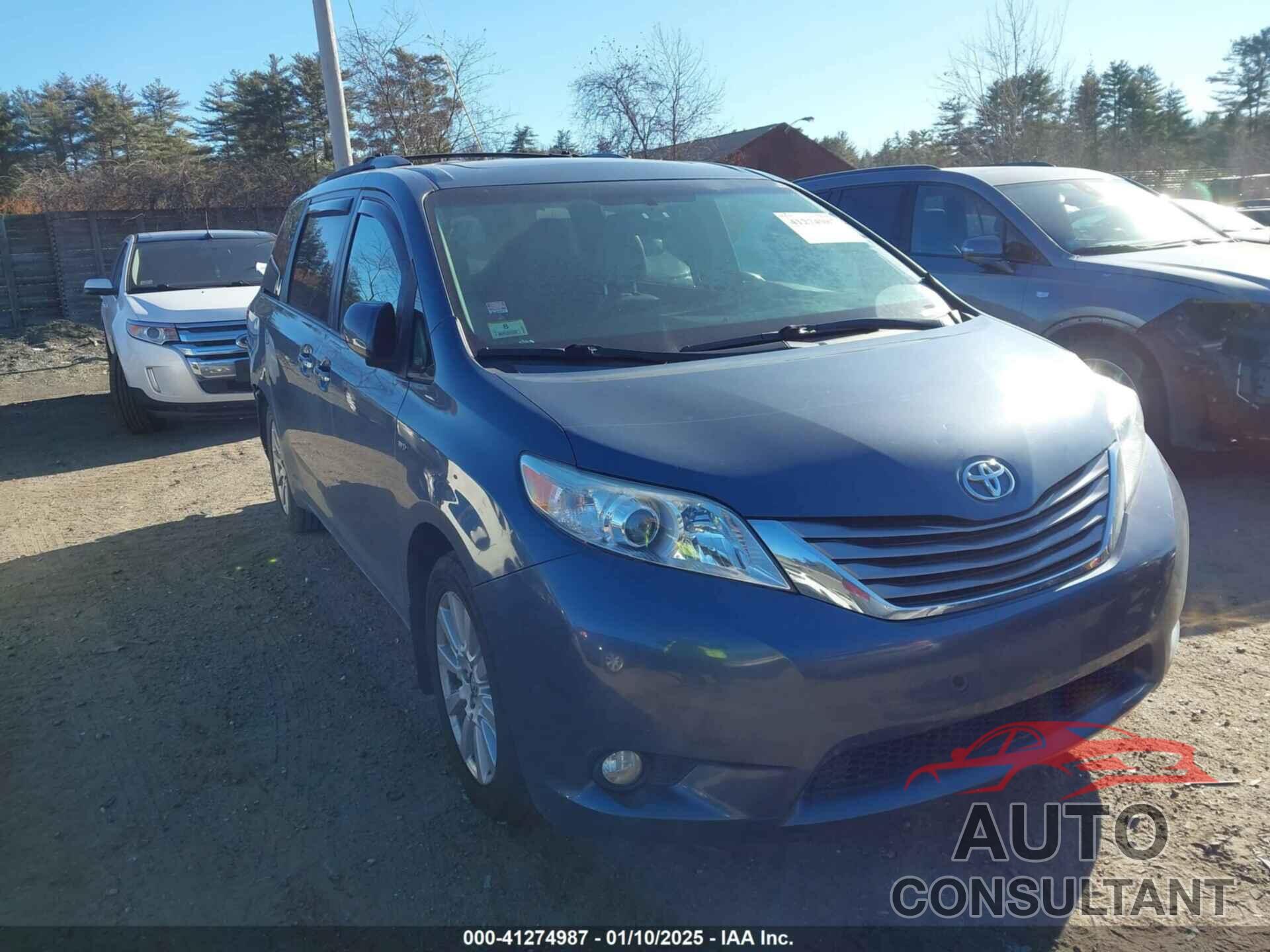 TOYOTA SIENNA 2017 - 5TDDZ3DC8HS182553