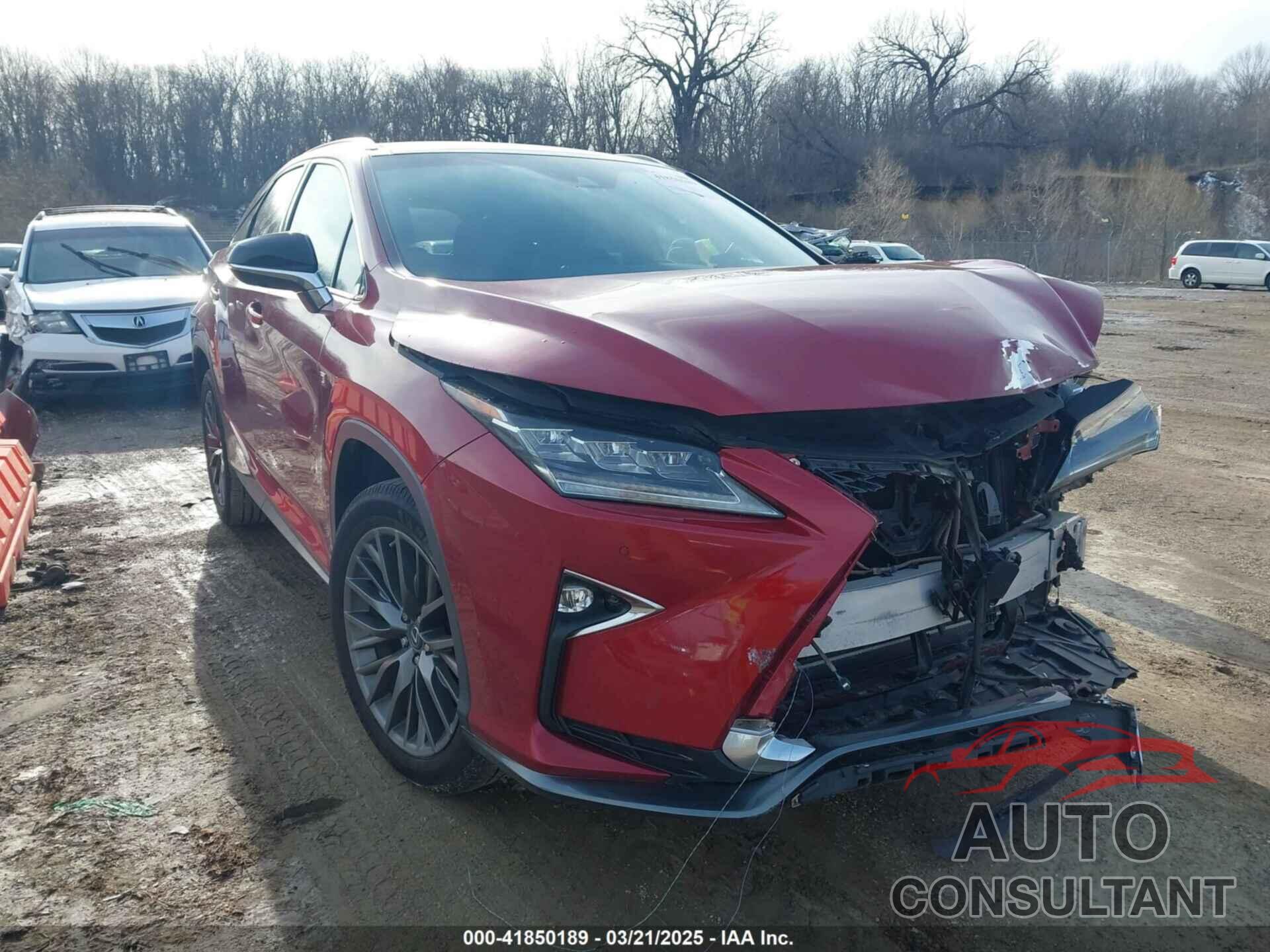 LEXUS RX 350 2016 - 2T2BZMCA5GC018063