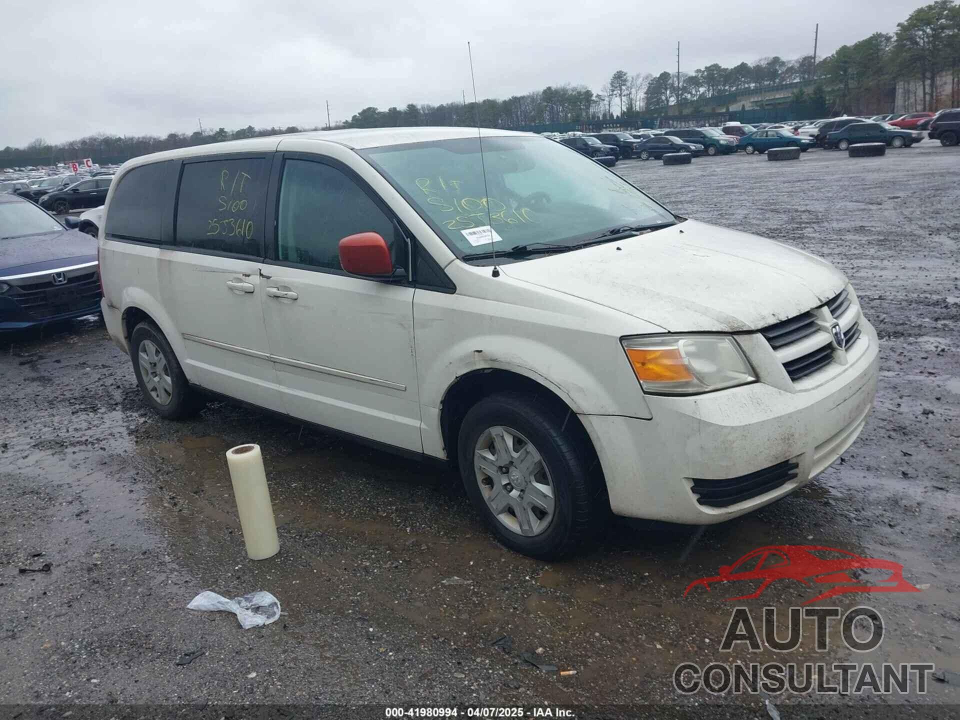 DODGE GRAND CARAVAN 2009 - 2D8HN44E59R686932