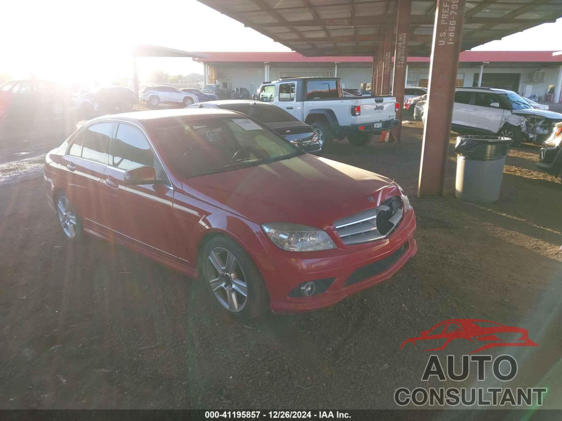 MERCEDES-BENZ C 300 2010 - WDDGF5EB6AF387467