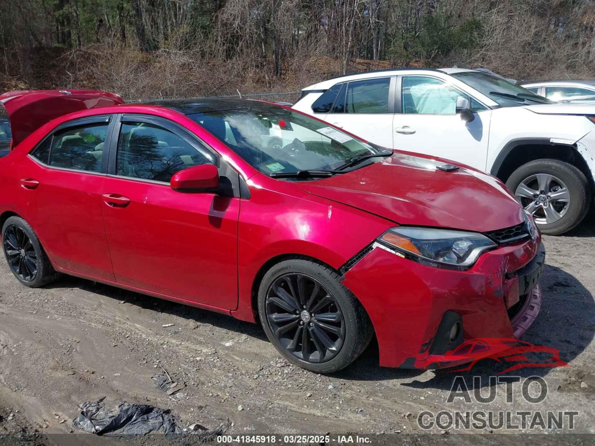 TOYOTA COROLLA 2015 - 2T1BURHE1FC384144