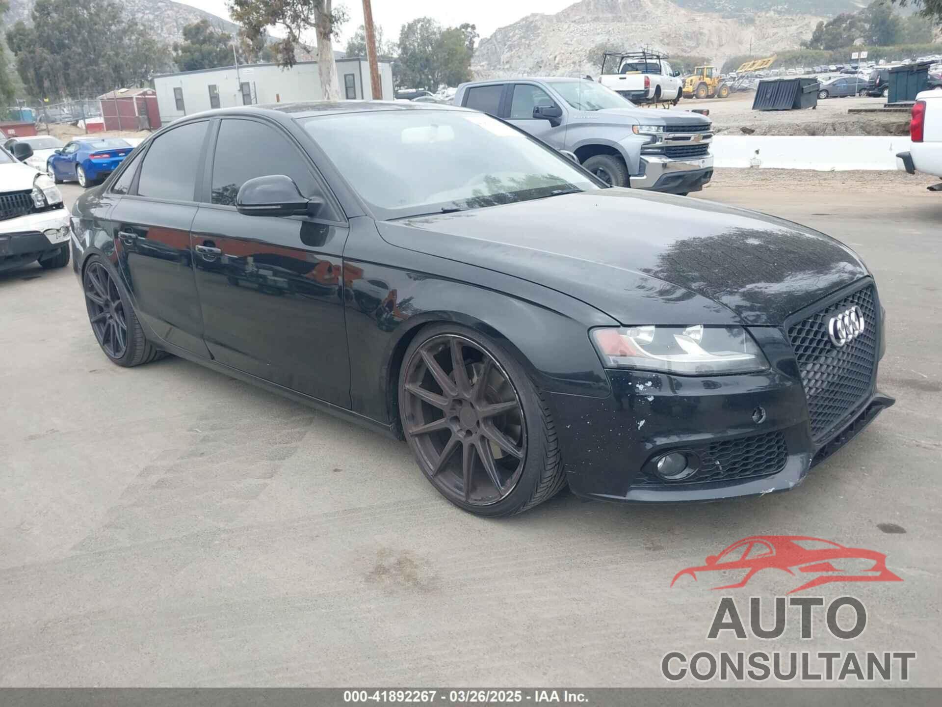 AUDI A4 2009 - WAULF78K89N011027