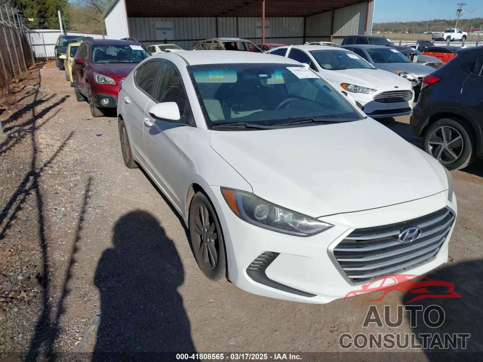HYUNDAI ELANTRA 2017 - 5NPD84LF9HH034860