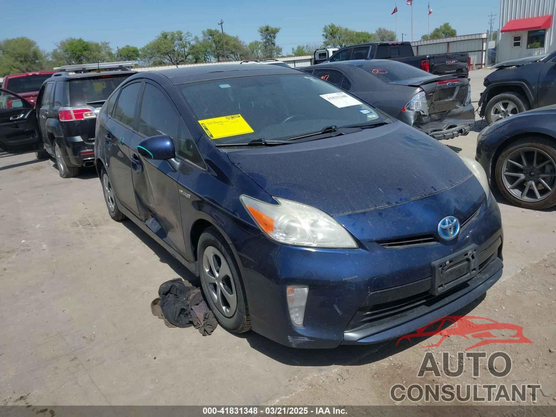 TOYOTA PRIUS 2014 - JTDKN3DU3E1748350