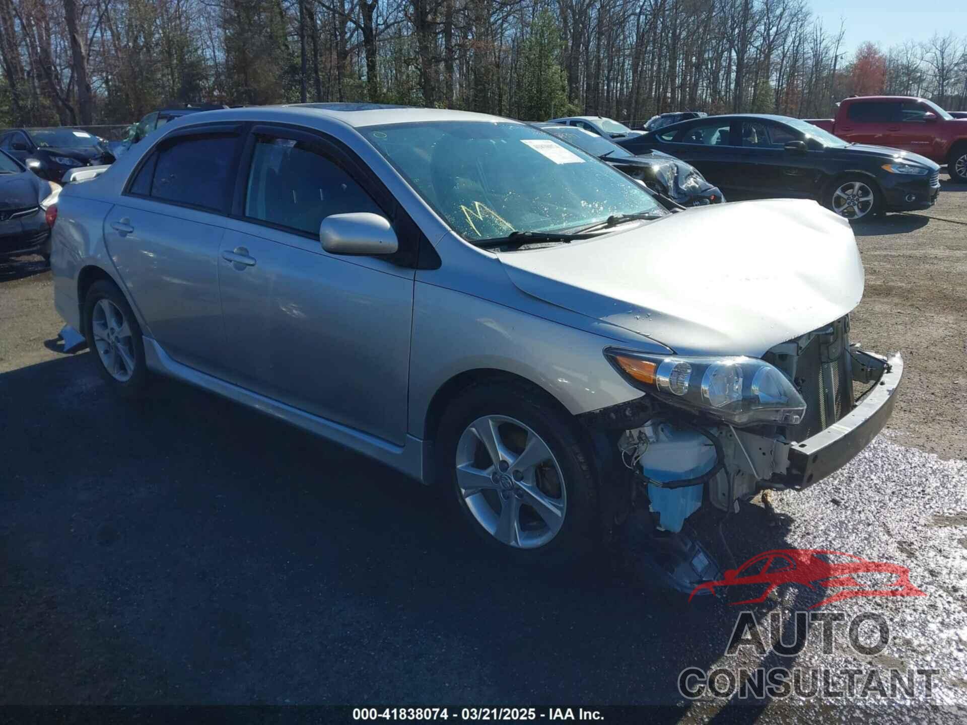 TOYOTA COROLLA 2012 - 2T1BU4EE2CC824357