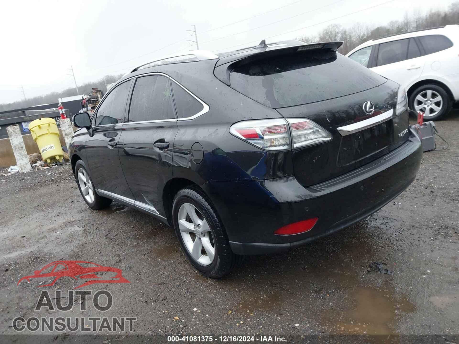 LEXUS RX 350 2012 - 2T2BK1BA5CC129971