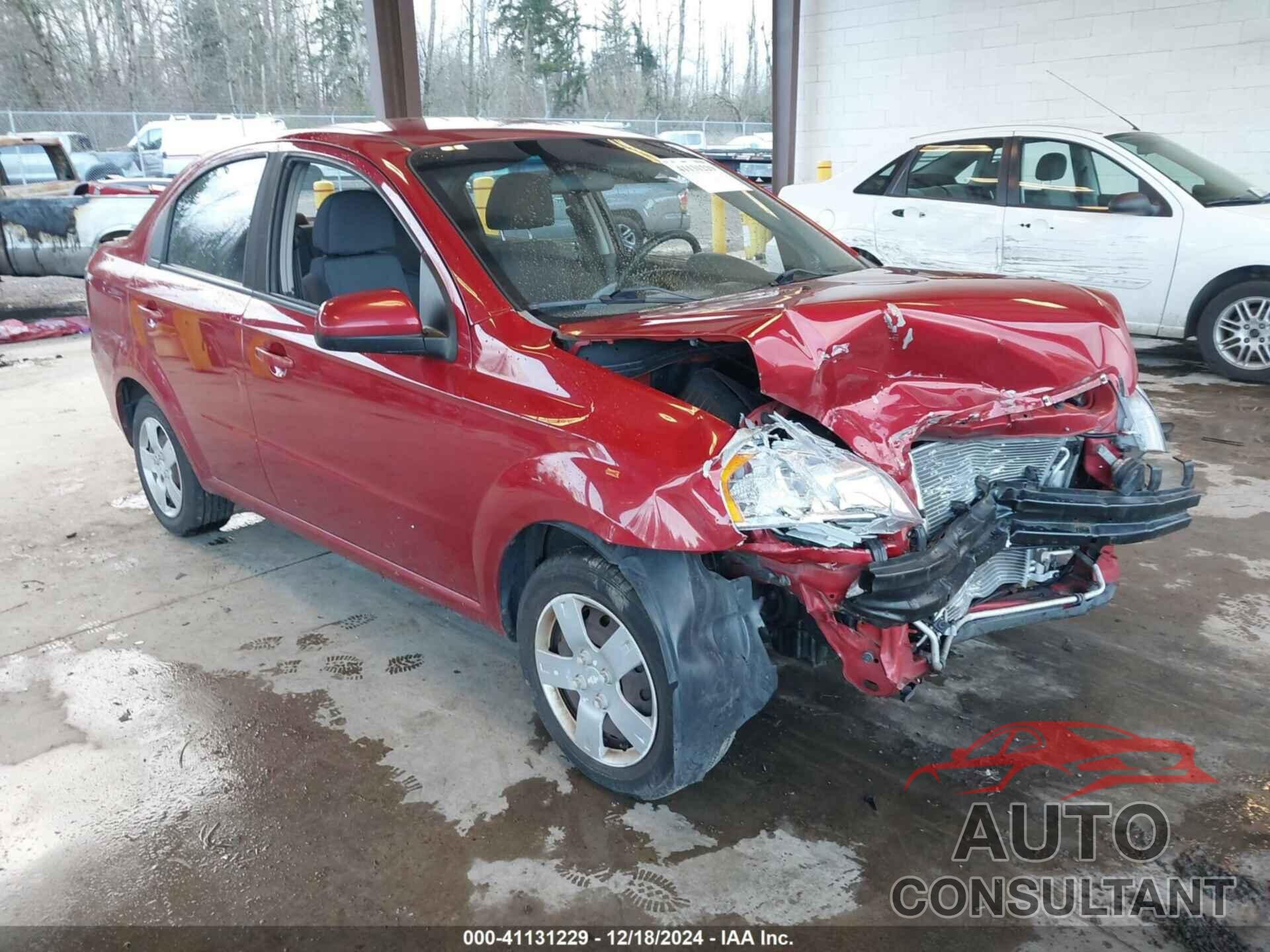 CHEVROLET AVEO 2011 - KL1TD5DEXBB129253