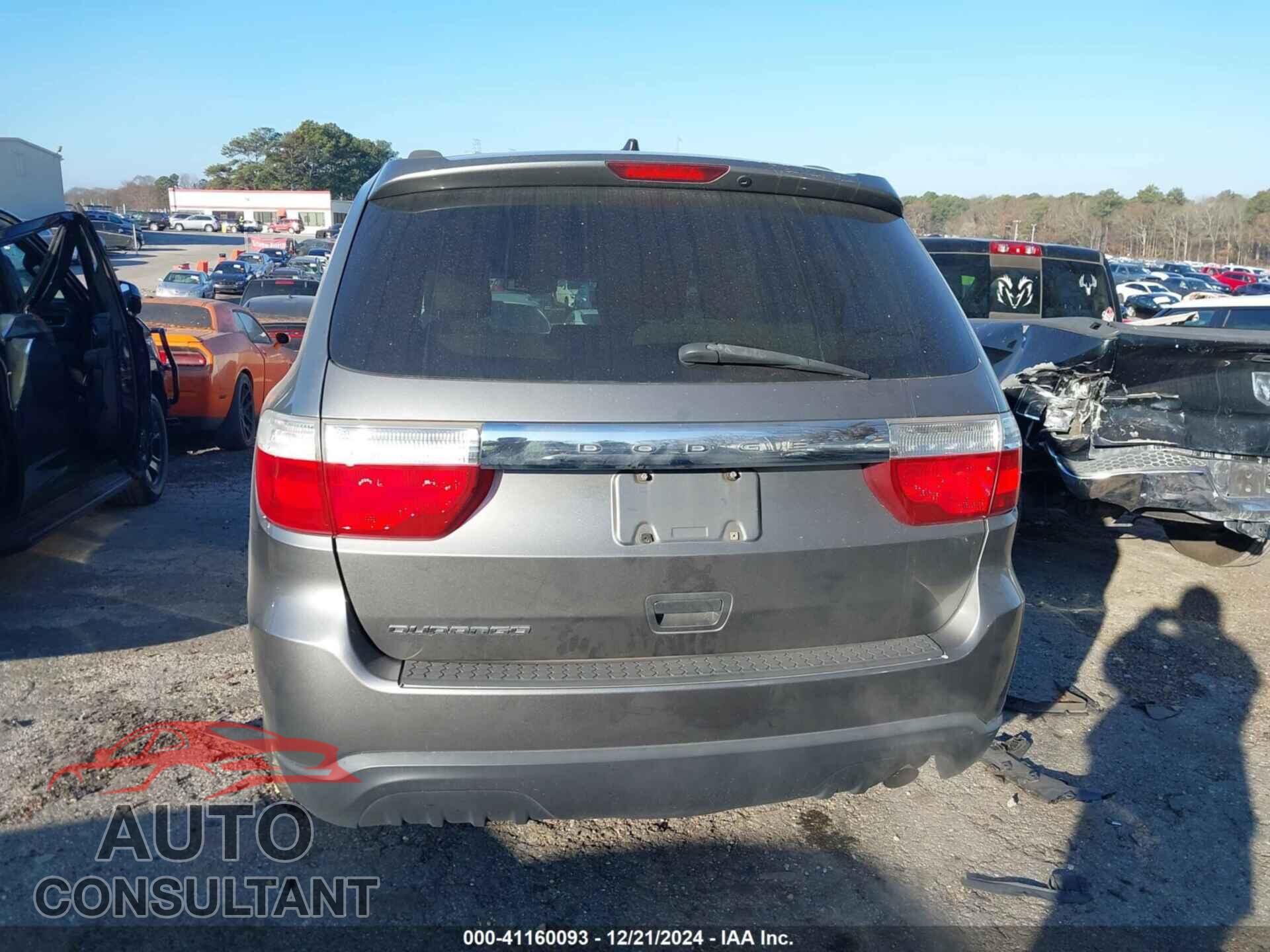 DODGE DURANGO 2012 - 1C4RDHAG8CC138426