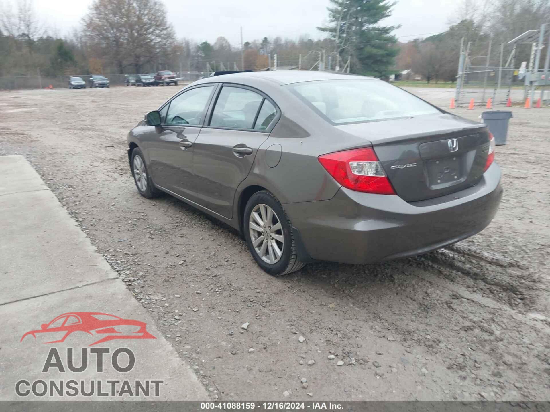 HONDA CIVIC 2012 - 19XFB2F80CE036330