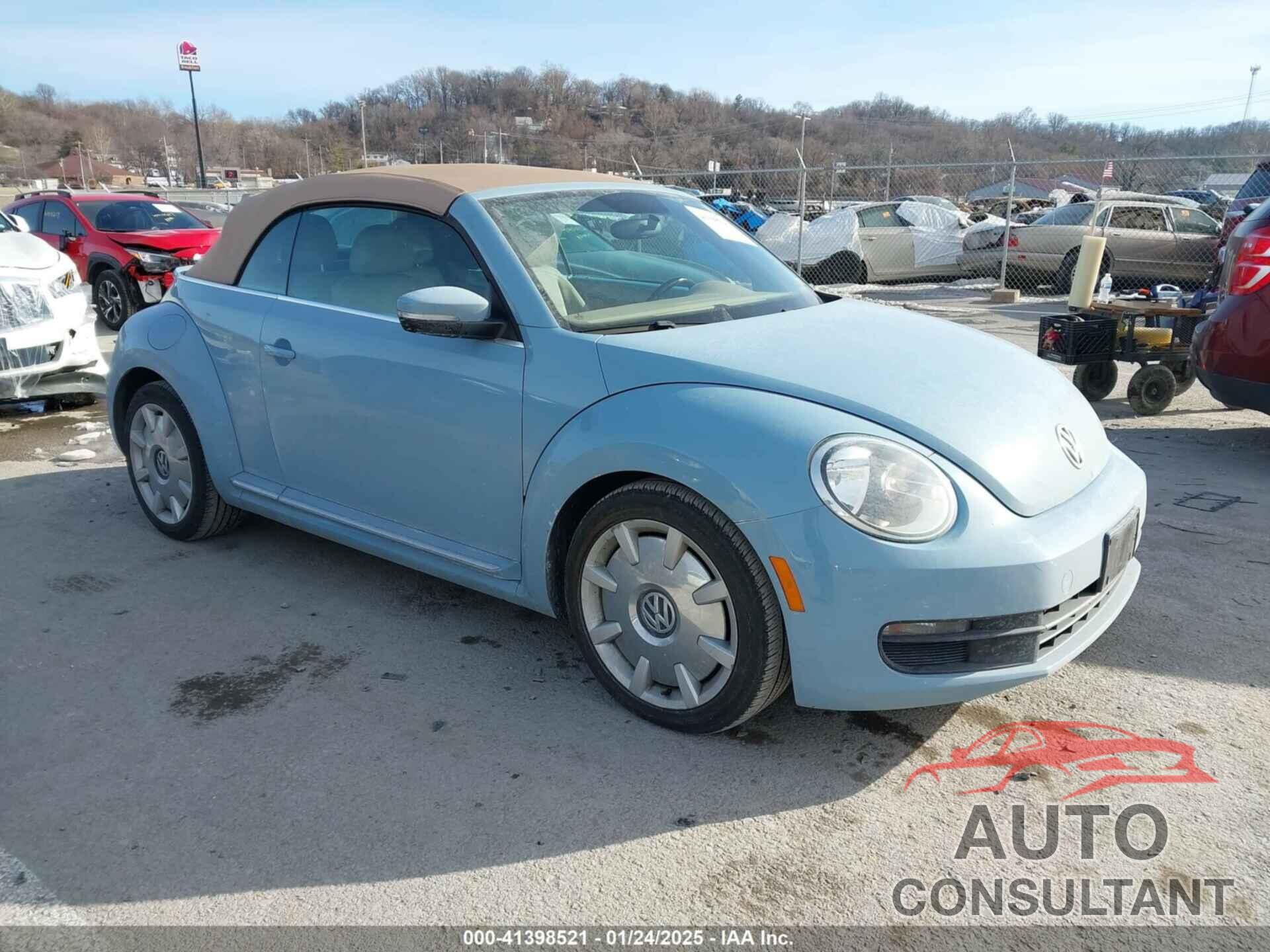 VOLKSWAGEN BEETLE 2013 - 3VW5P7AT9DM803912