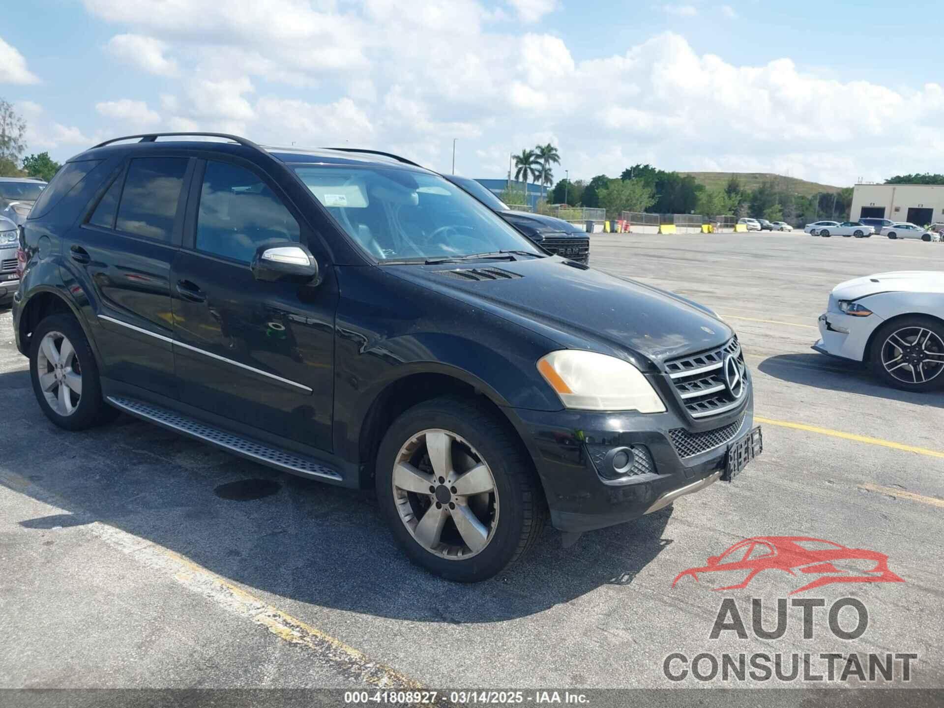MERCEDES-BENZ ML 350 2009 - 4JGBB56E39A522451