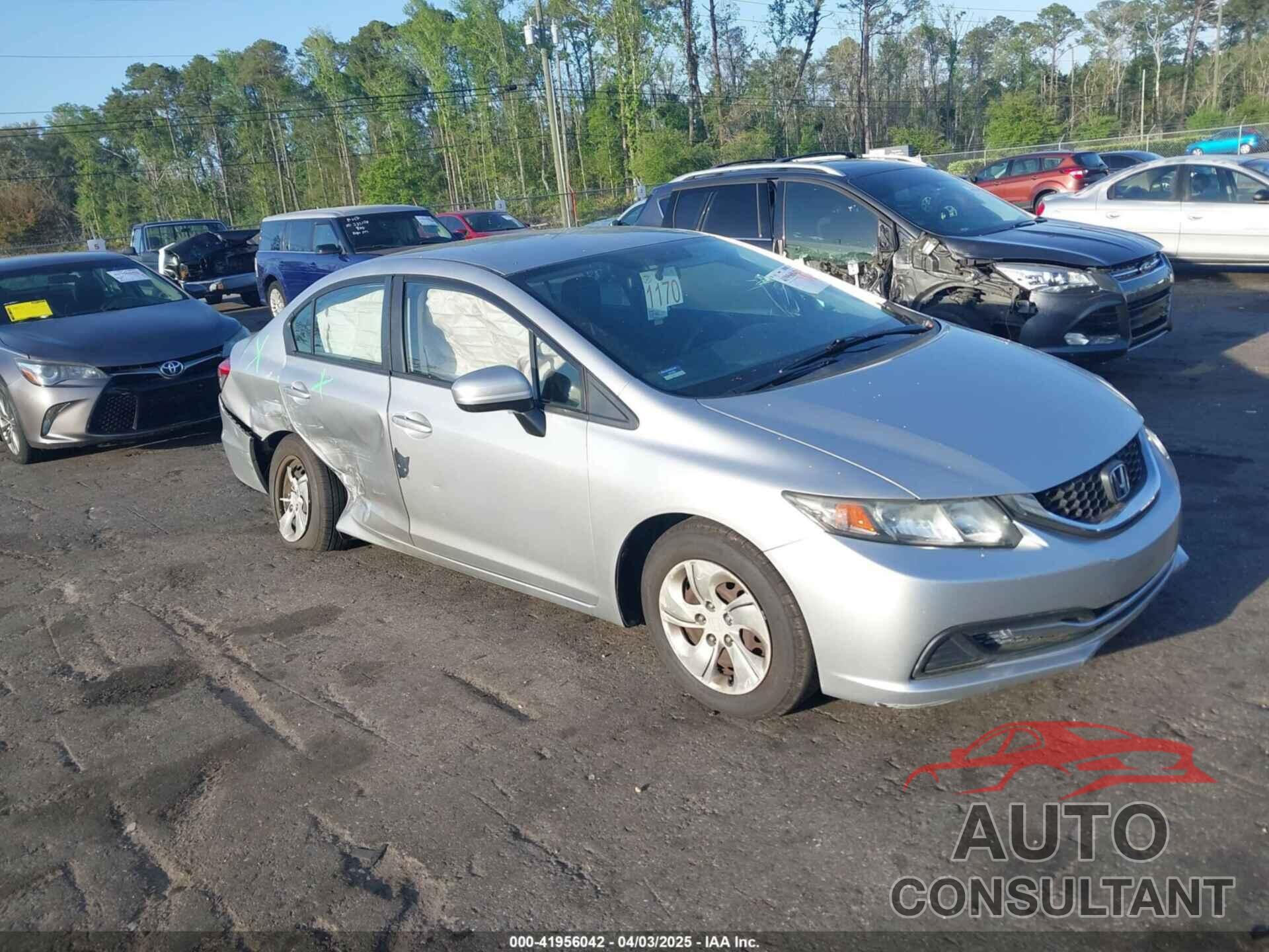 HONDA CIVIC 2014 - 19XFB2F5XEE062023