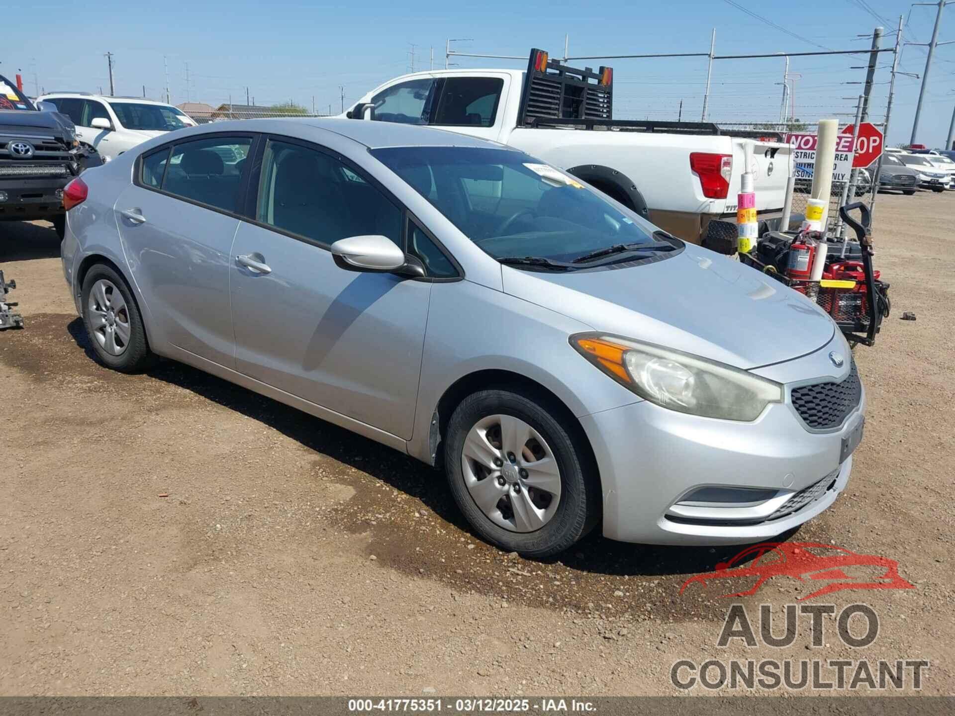 KIA FORTE 2015 - KNAFK4A6XF5346483