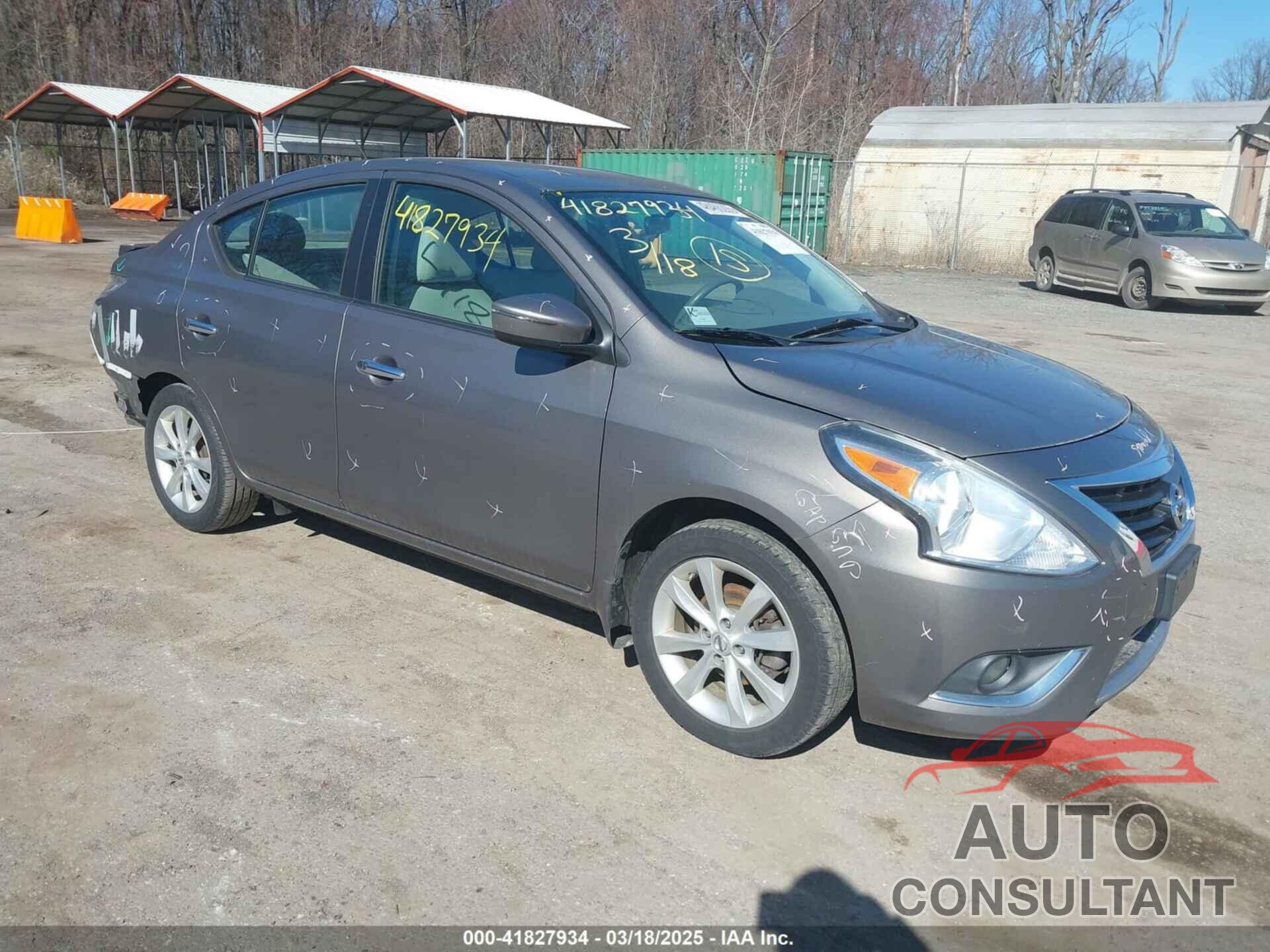 NISSAN VERSA 2016 - 3N1CN7APXGL829290