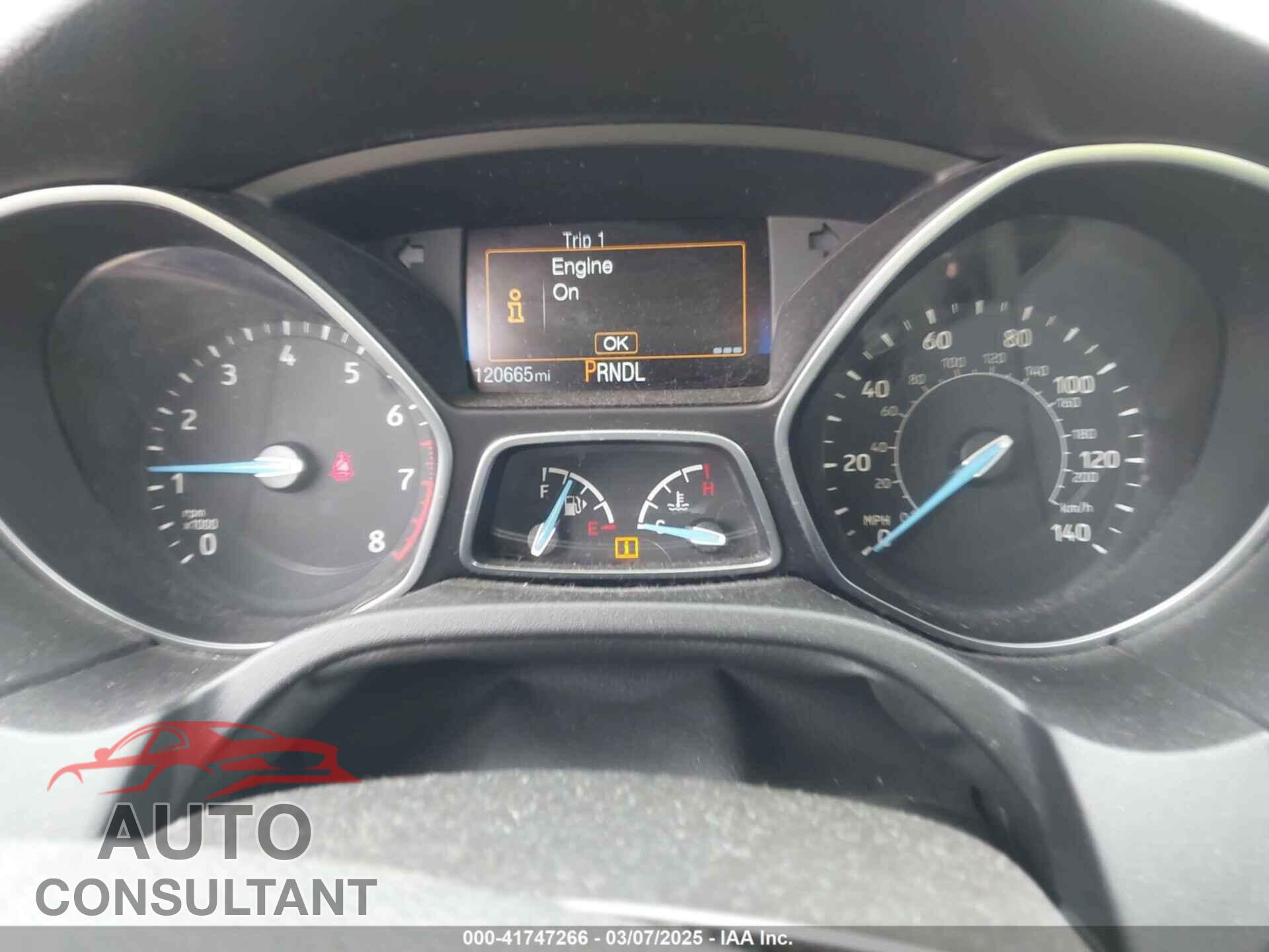 FORD FOCUS 2016 - 1FADP3E21GL249480