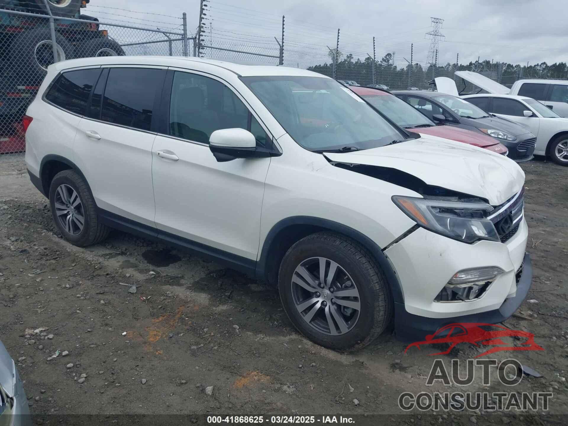 HONDA PILOT 2017 - 5FNYF5H52HB020410