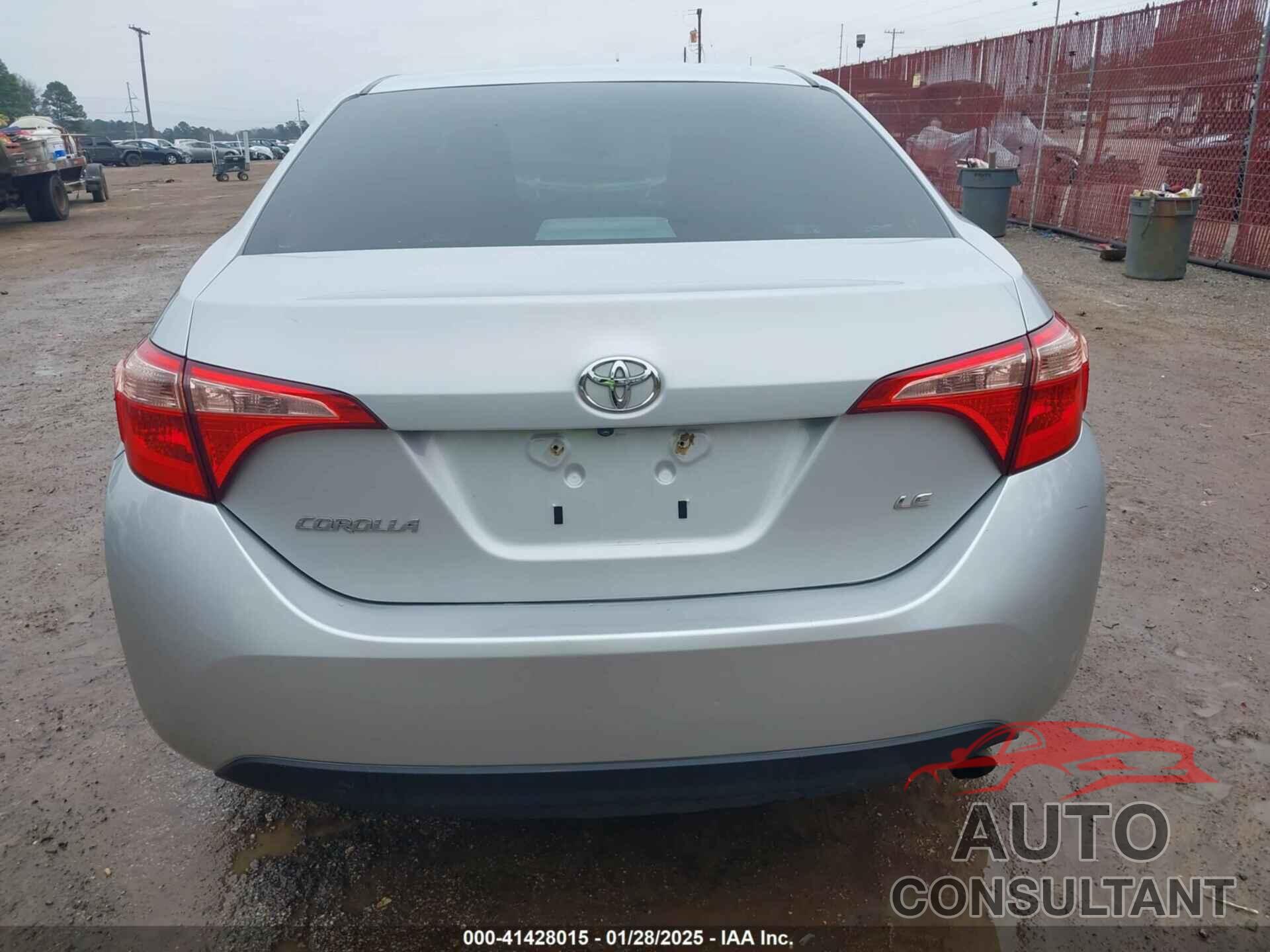 TOYOTA COROLLA 2019 - 2T1BURHE9KC232042