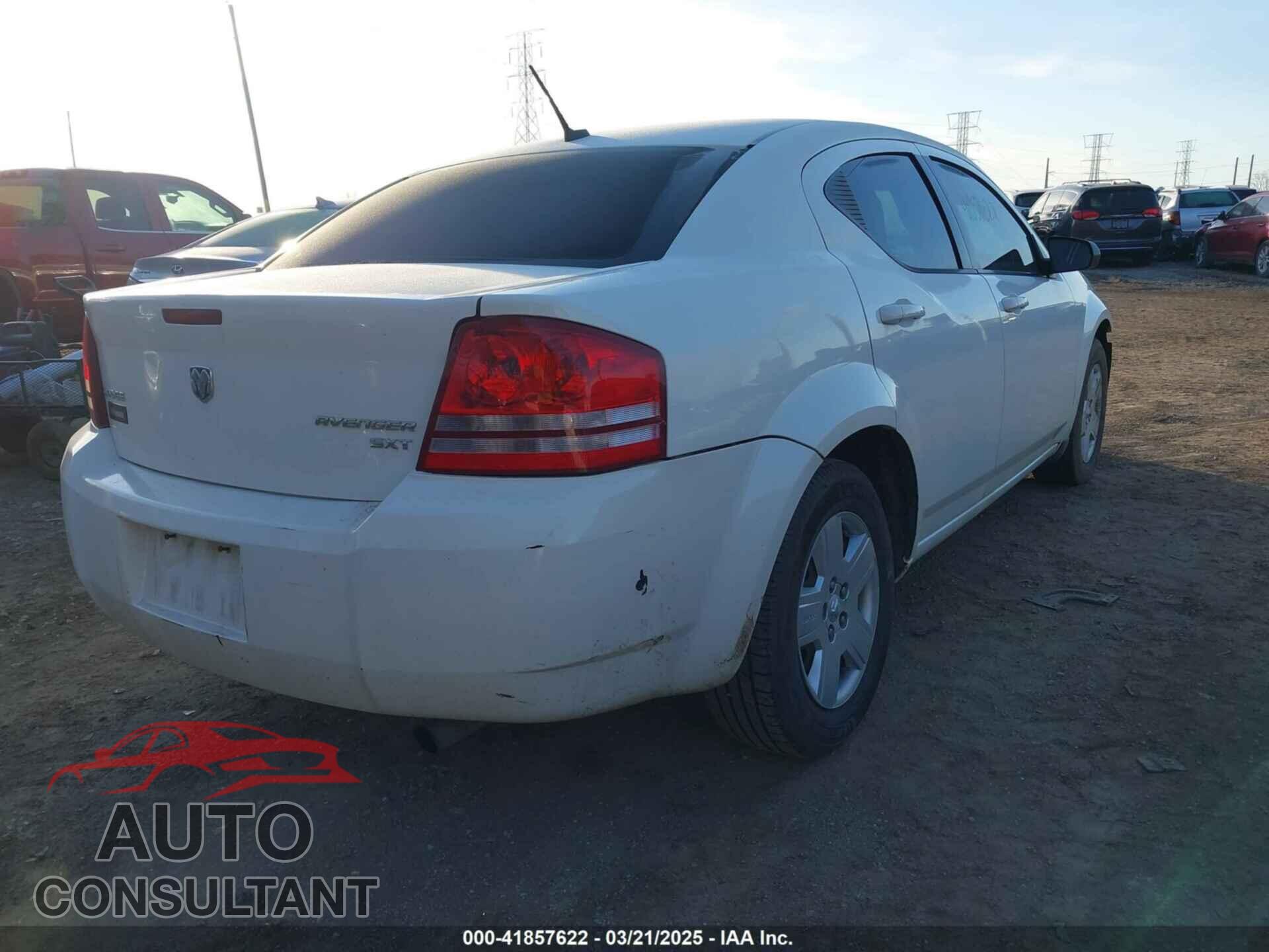 DODGE AVENGER 2010 - 1B3CC4FB7AN106455