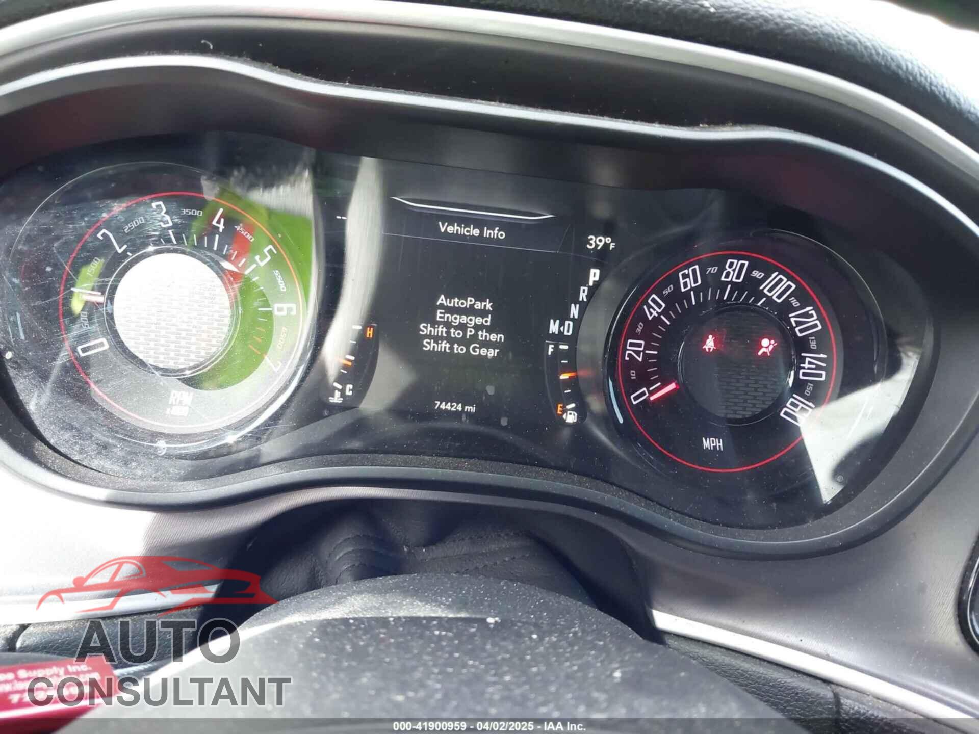 DODGE CHALLENGER 2019 - 2C3CDZAG2KH612656