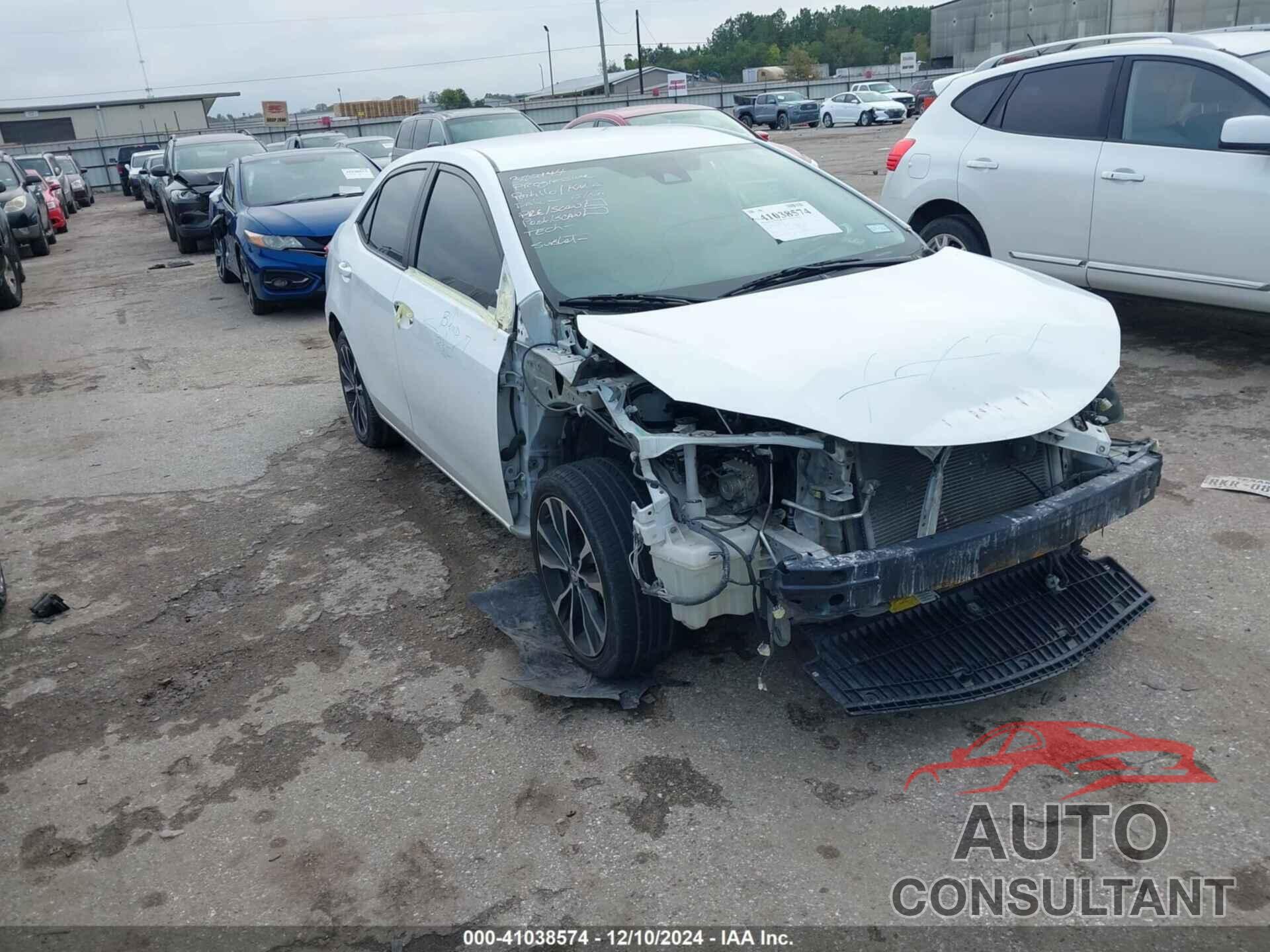 TOYOTA COROLLA 2019 - 5YFBURHE2KP857673