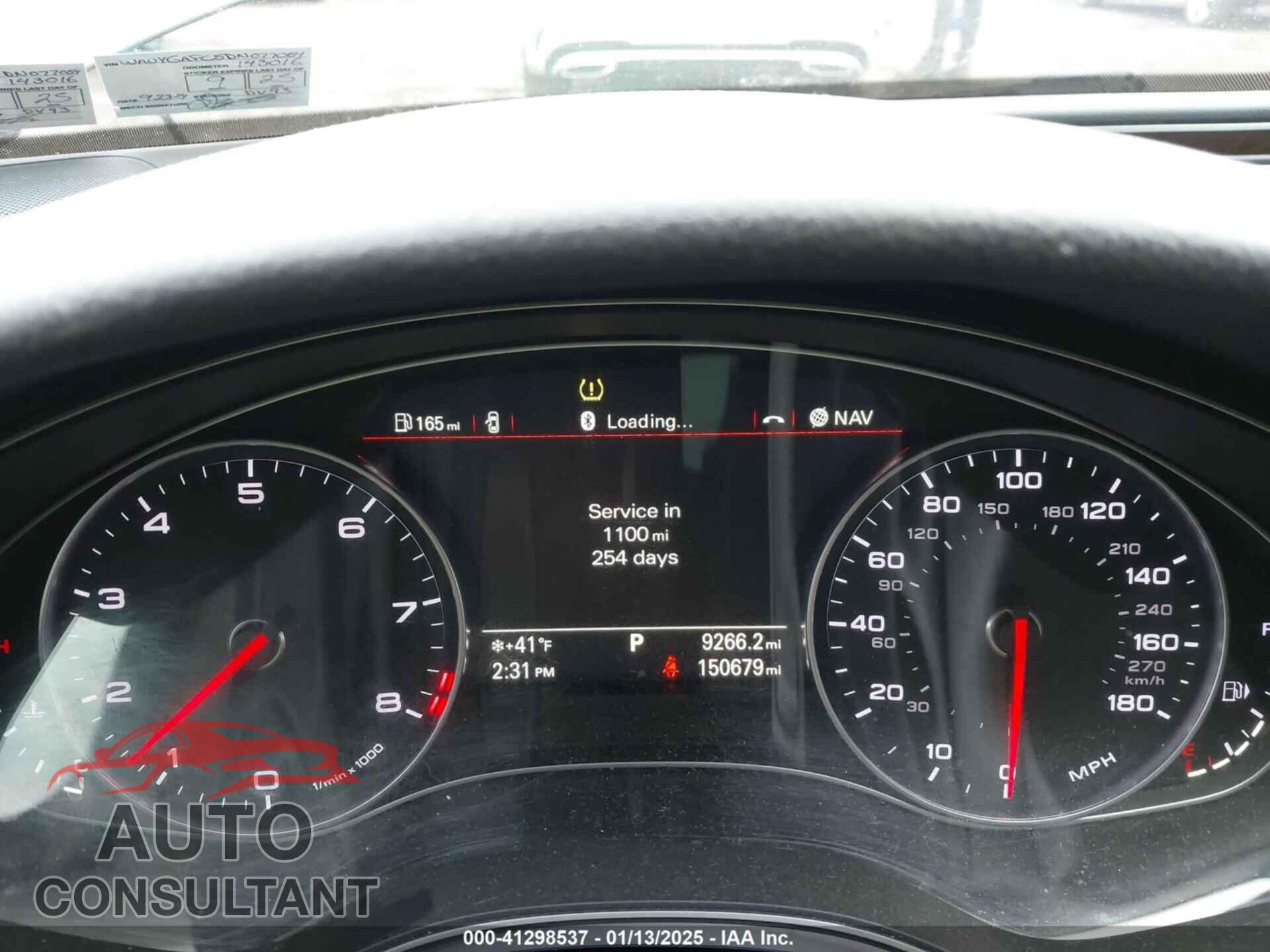 AUDI A7 2013 - WAUYGAFC5DN077054