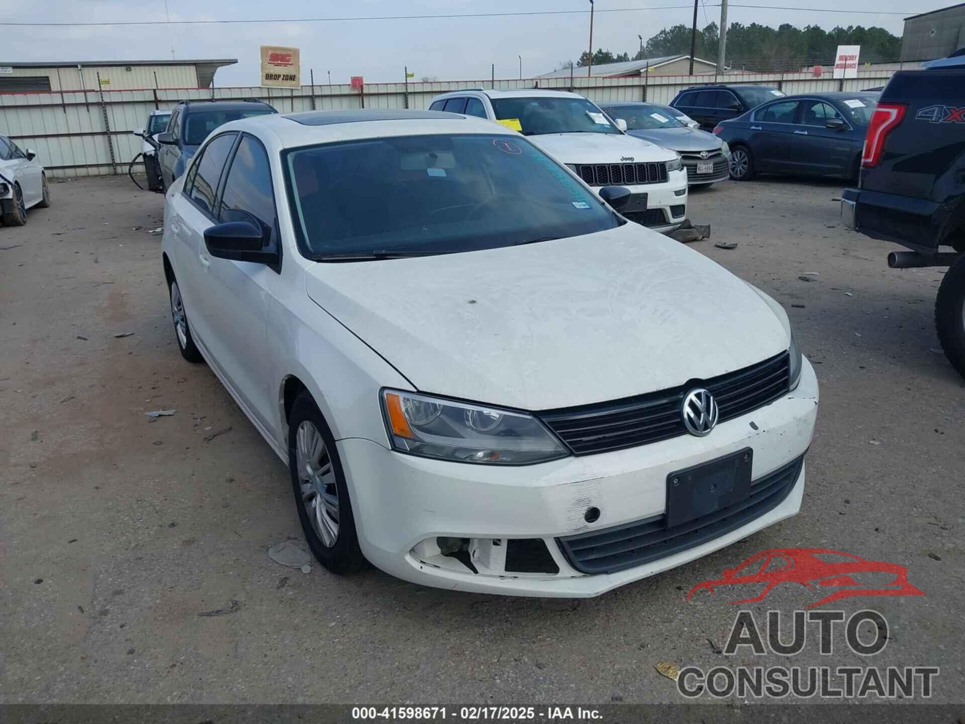 VOLKSWAGEN JETTA 2012 - 3VW2K7AJXCM466679