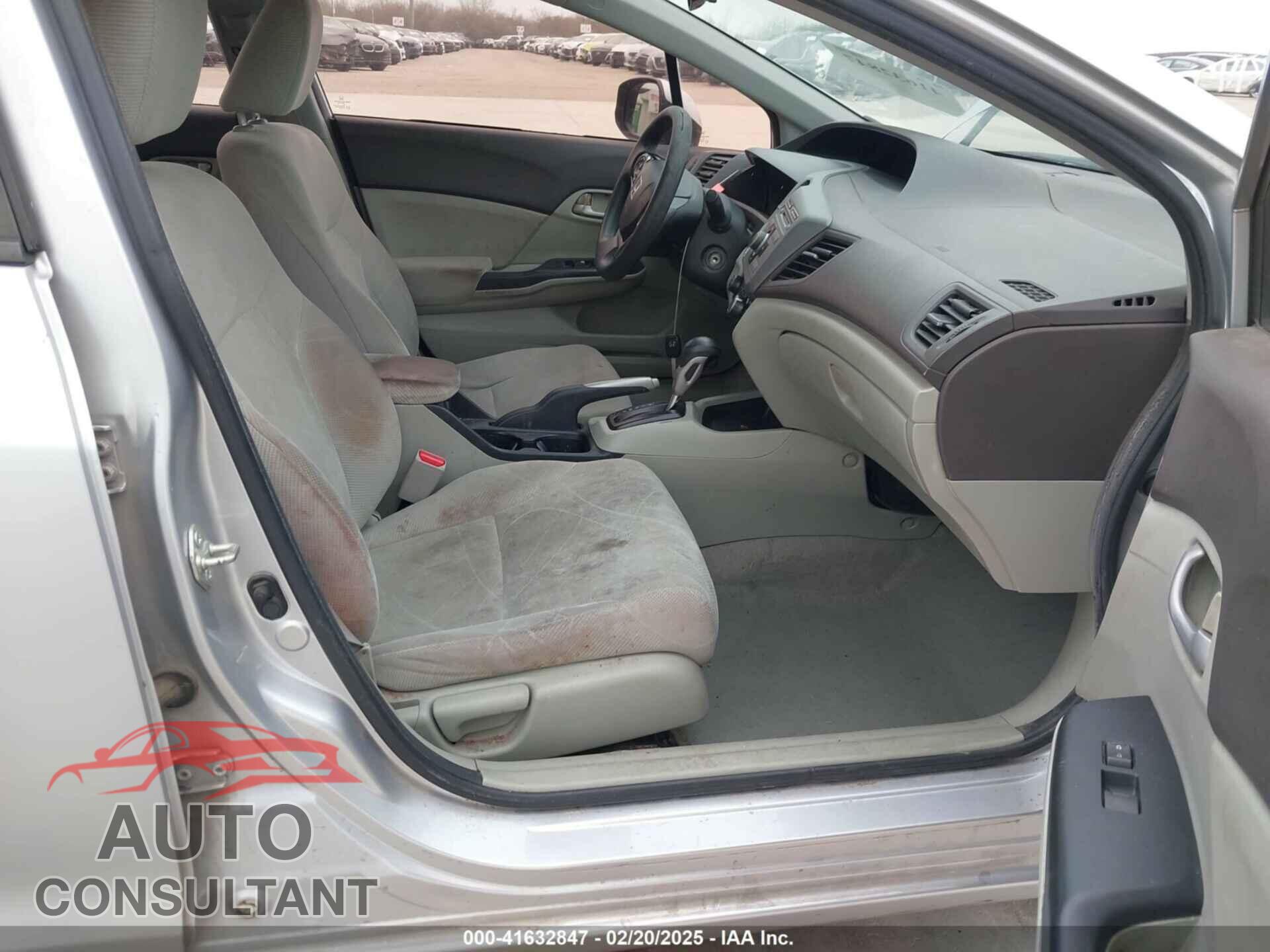 HONDA CIVIC 2012 - 19XFB2F55CE081494