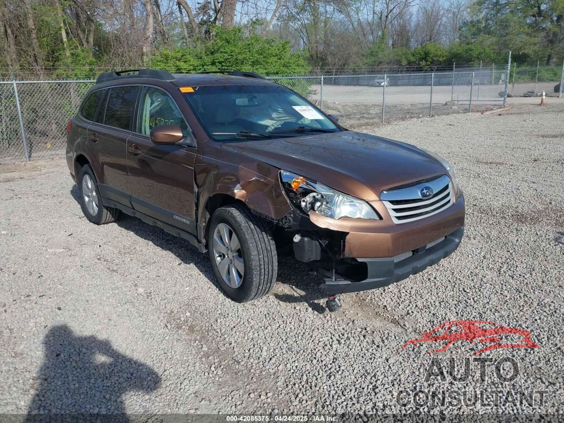 SUBARU OUTBACK 2011 - 4S4BRCCC6B3322547