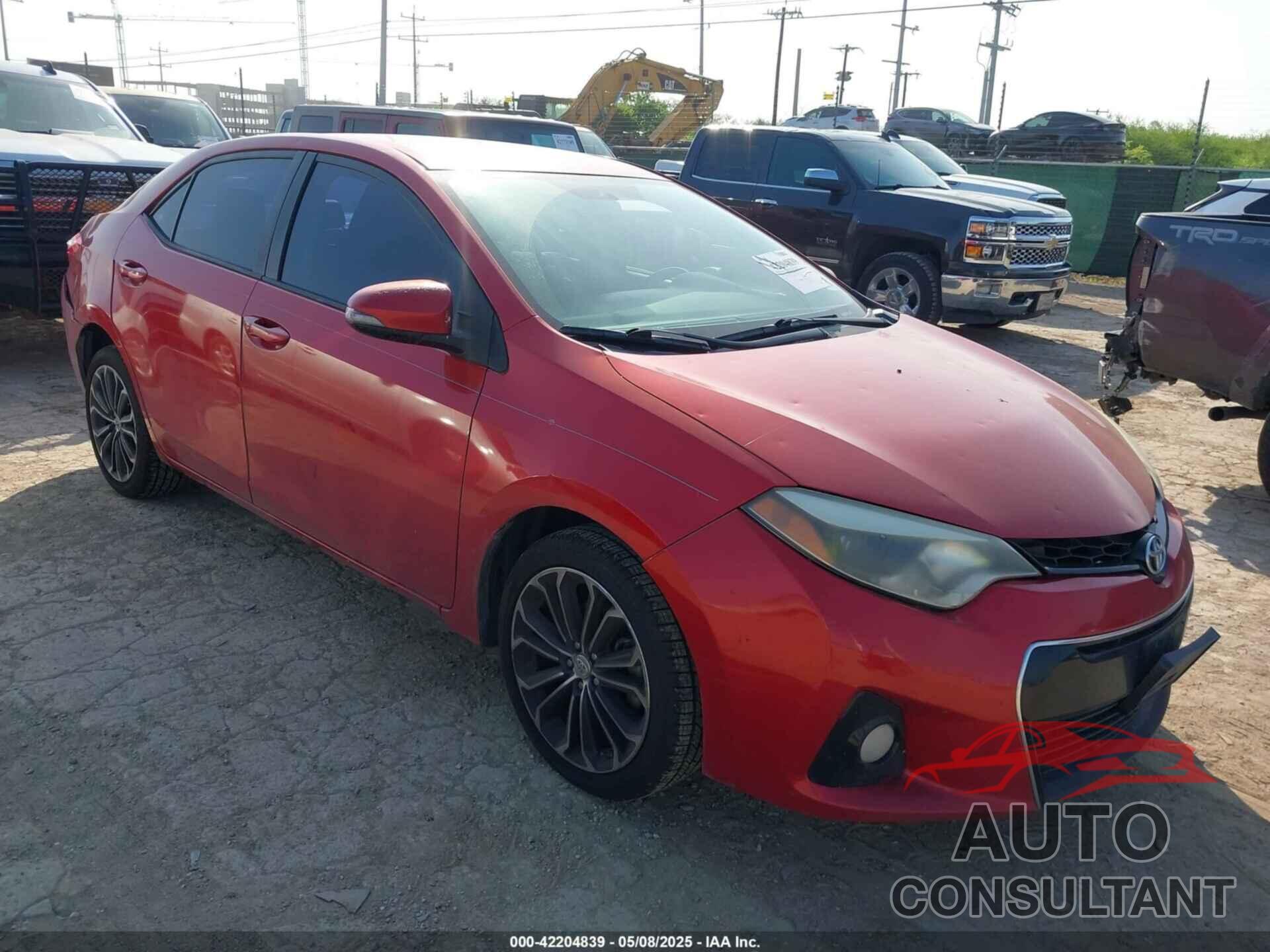 TOYOTA COROLLA 2015 - 5YFBURHE0FP260415
