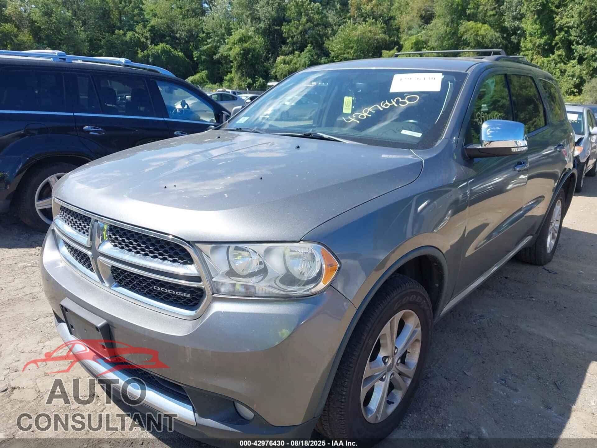 DODGE DURANGO 2012 - 1C4RDJAG0CC112734