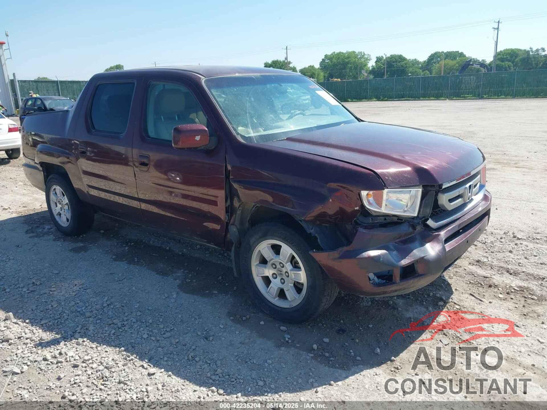 HONDA RIDGELINE 2009 - 5FPYK16439B108552