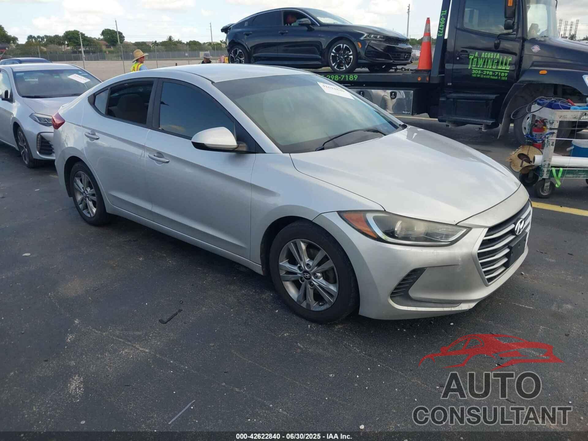 HYUNDAI ELANTRA 2018 - 5NPD84LF4JH253988