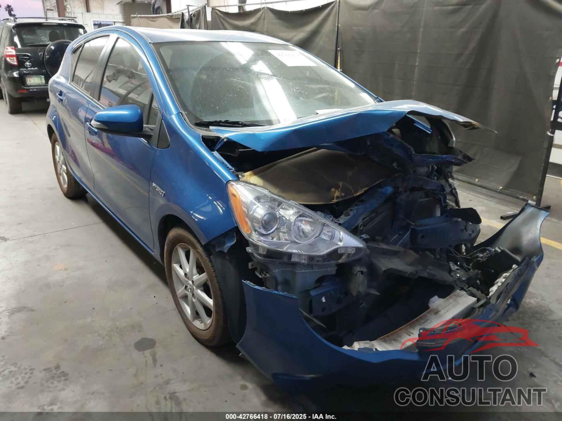 TOYOTA PRIUS C 2012 - JTDKDTB33C1507110