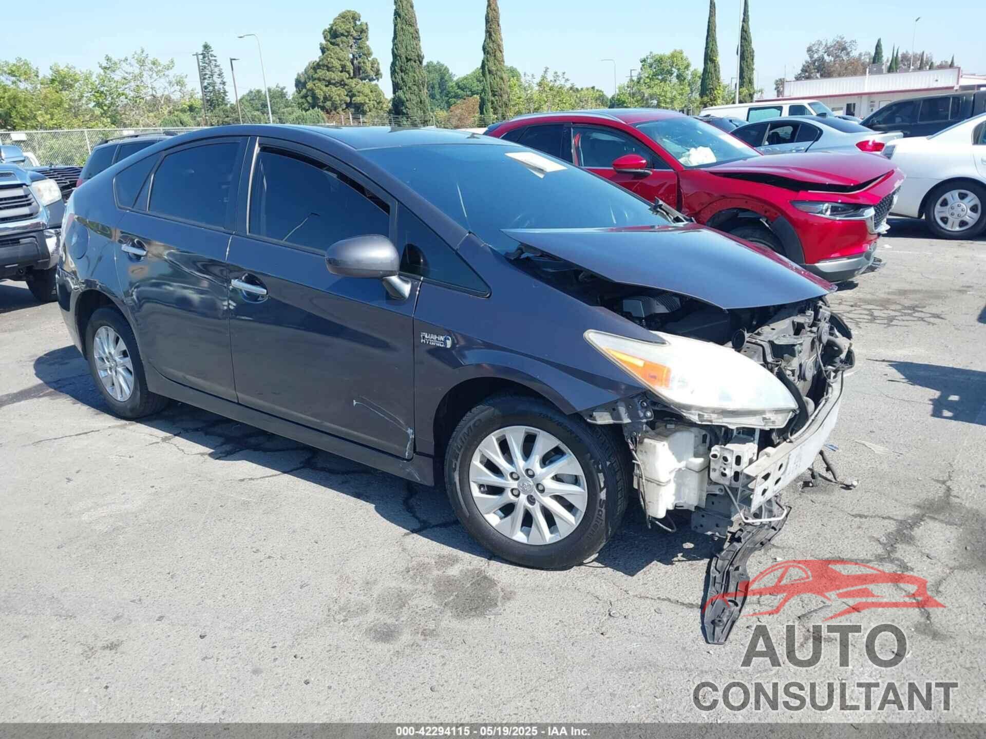 TOYOTA PRIUS PLUG-IN 2012 - JTDKN3DP6C3029699