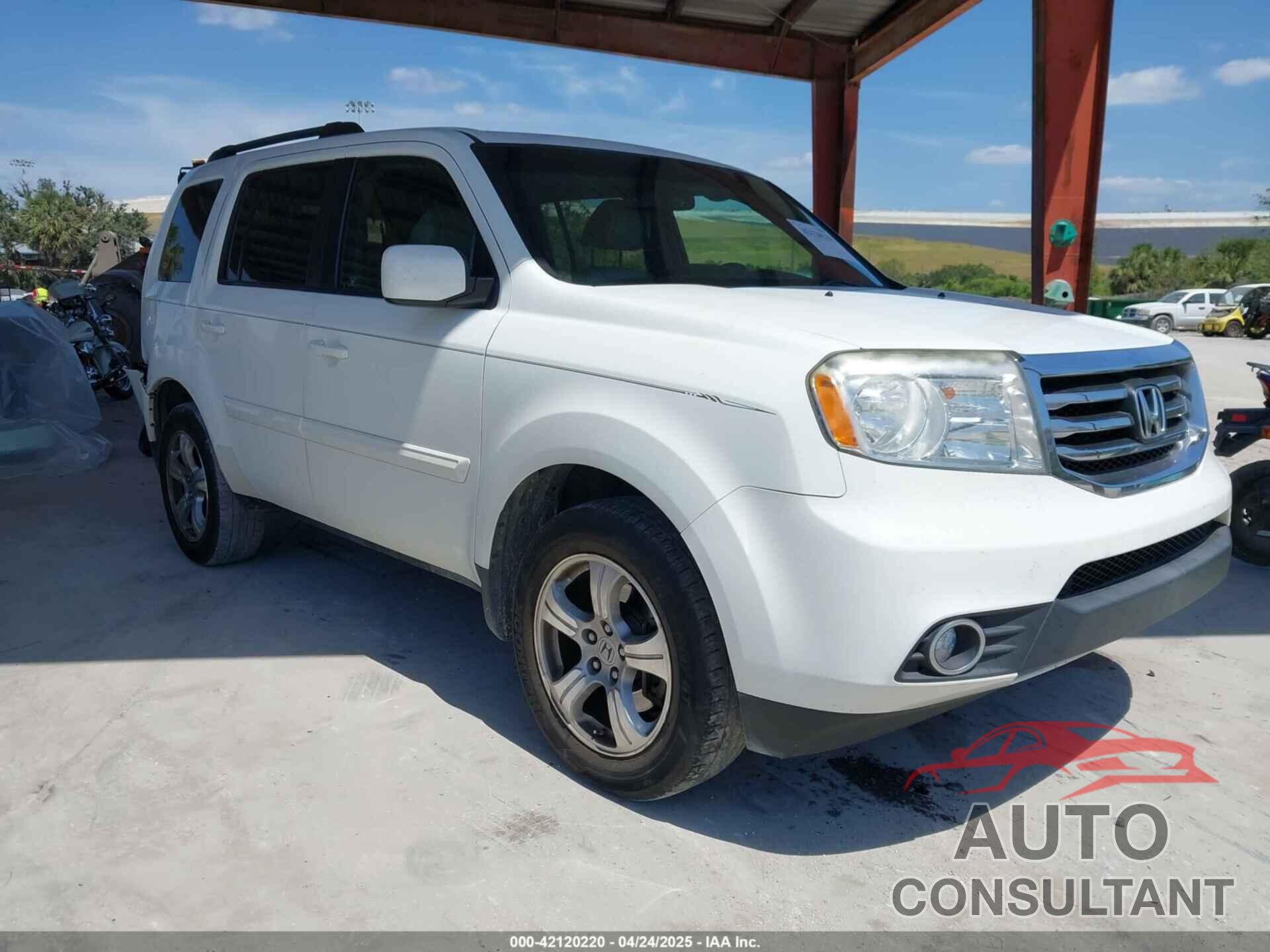 HONDA PILOT 2012 - 5FNYF3H58CB014754