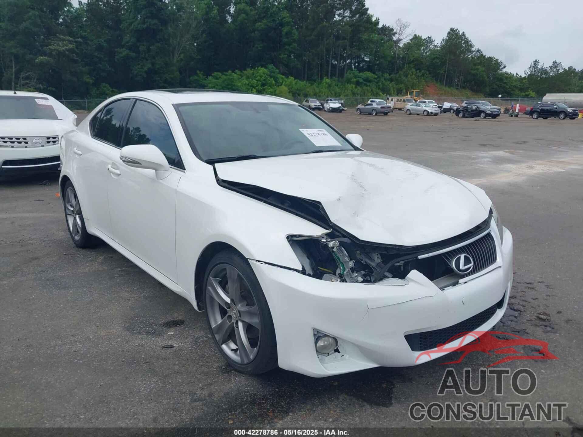 LEXUS IS 250 2013 - JTHBF5C28D5185360