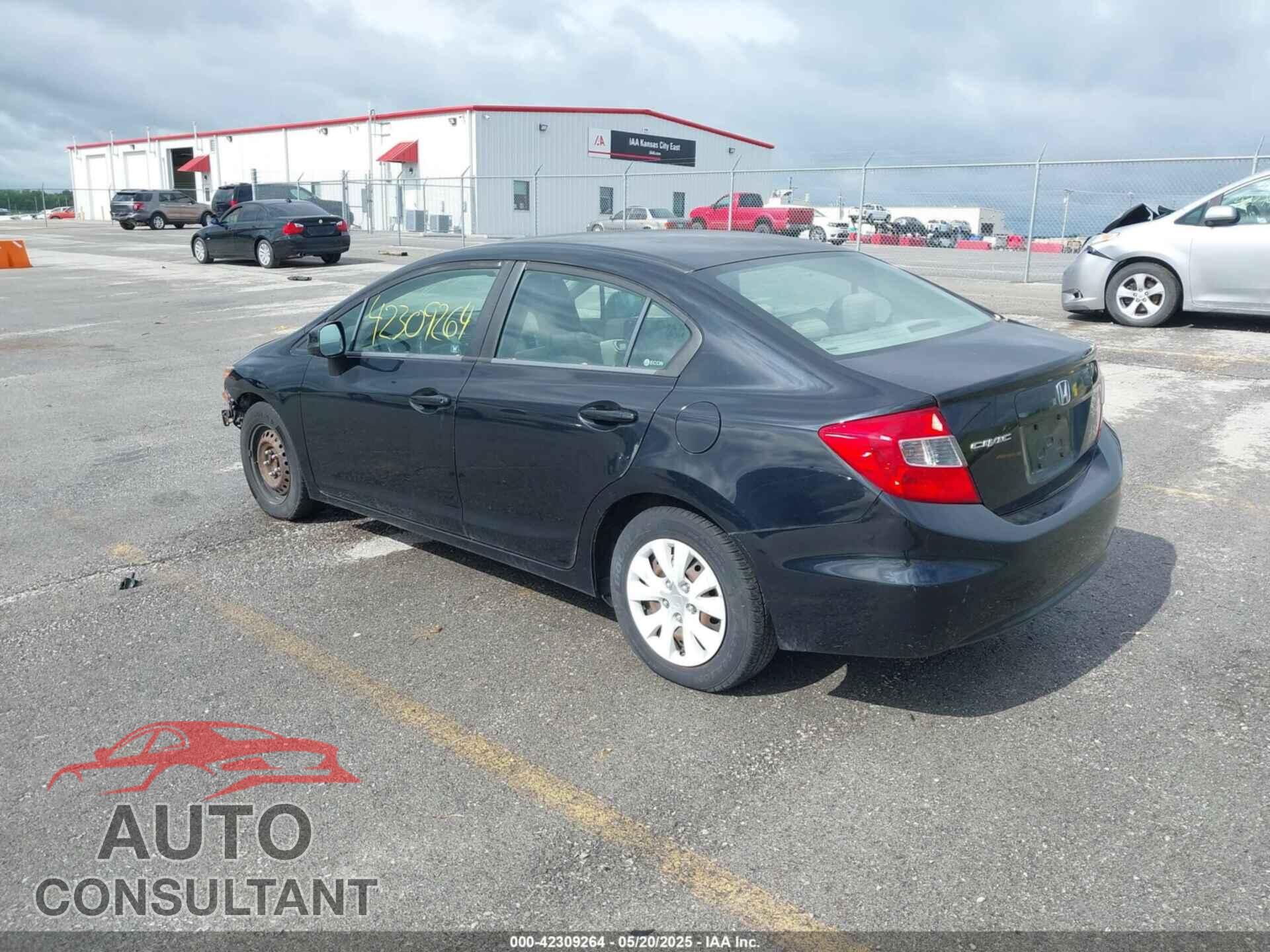 HONDA CIVIC 2012 - 2HGFB2F59CH325508
