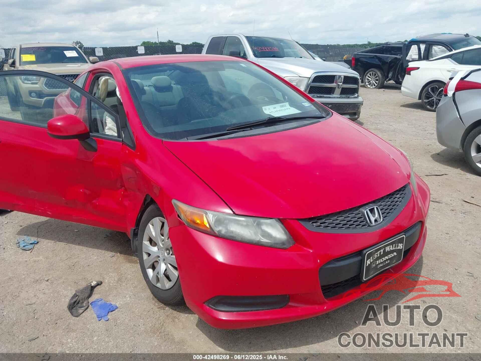 HONDA CIVIC 2012 - 2HGFG3B52CH553864