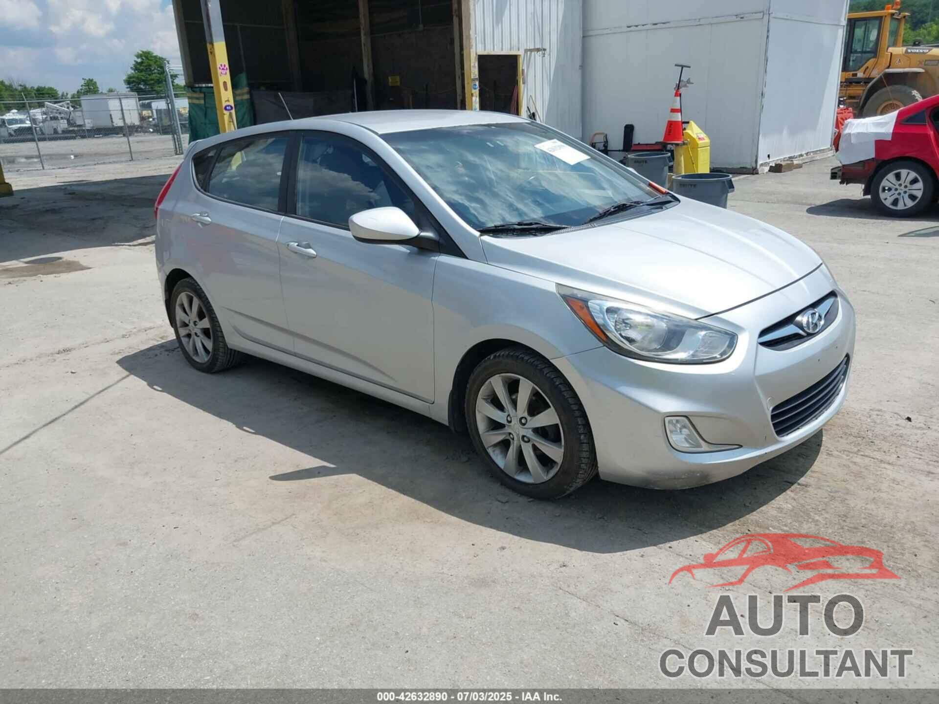 HYUNDAI ACCENT 2012 - KMHCU5AE7CU046135