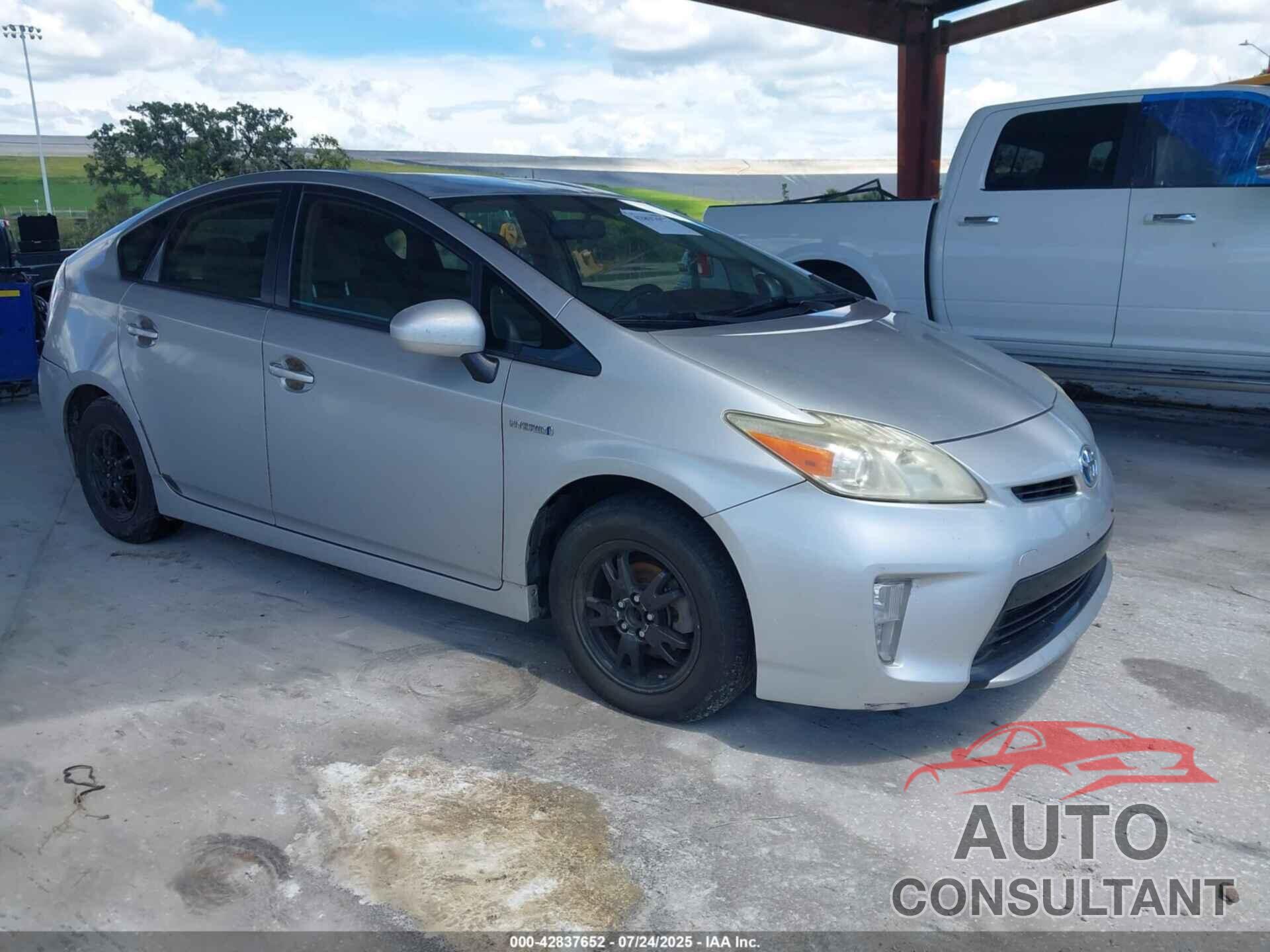 TOYOTA PRIUS 2012 - JTDKN3DU4C1507278
