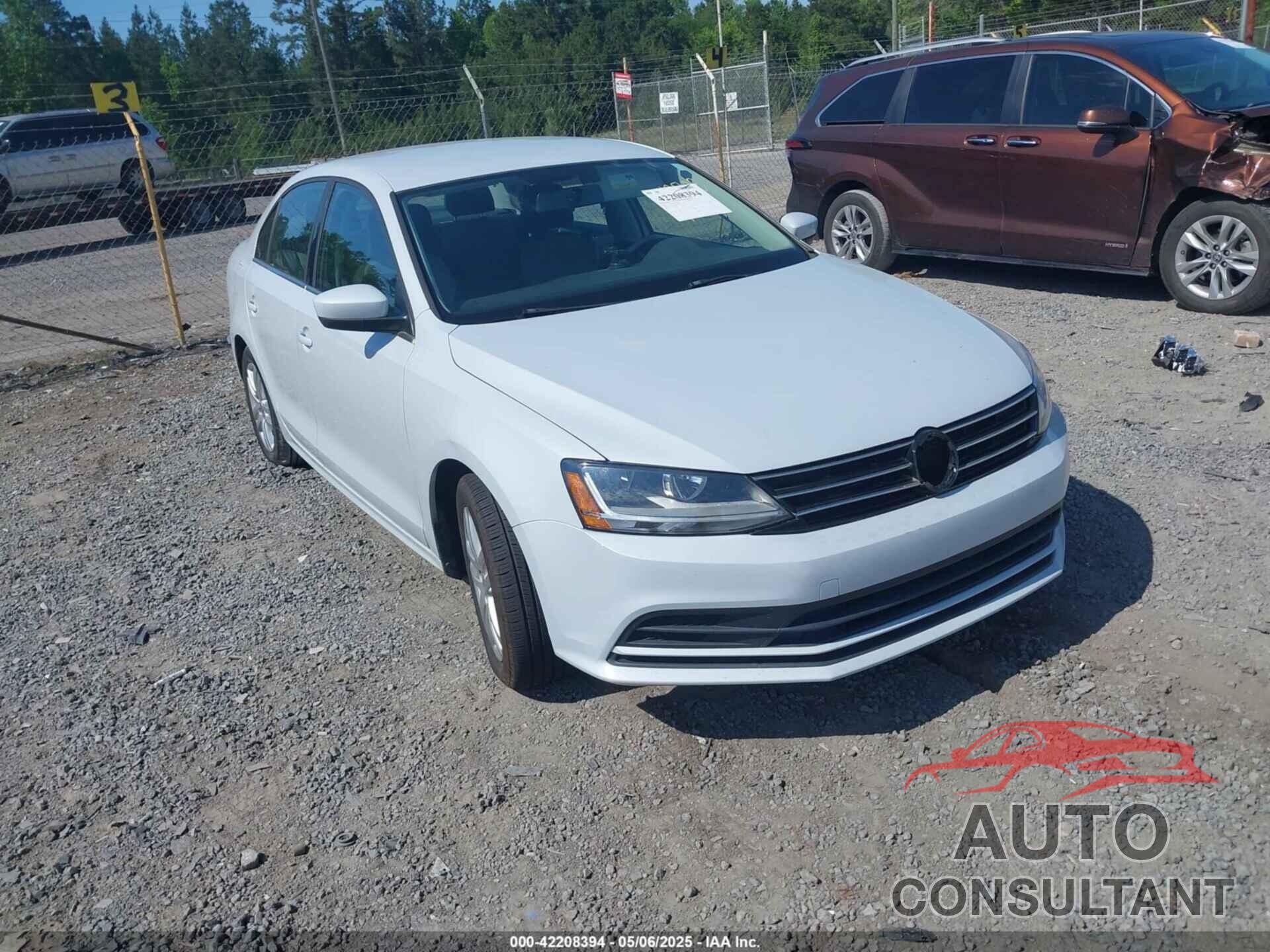 VOLKSWAGEN JETTA 2017 - 3VW2B7AJ6HM243708