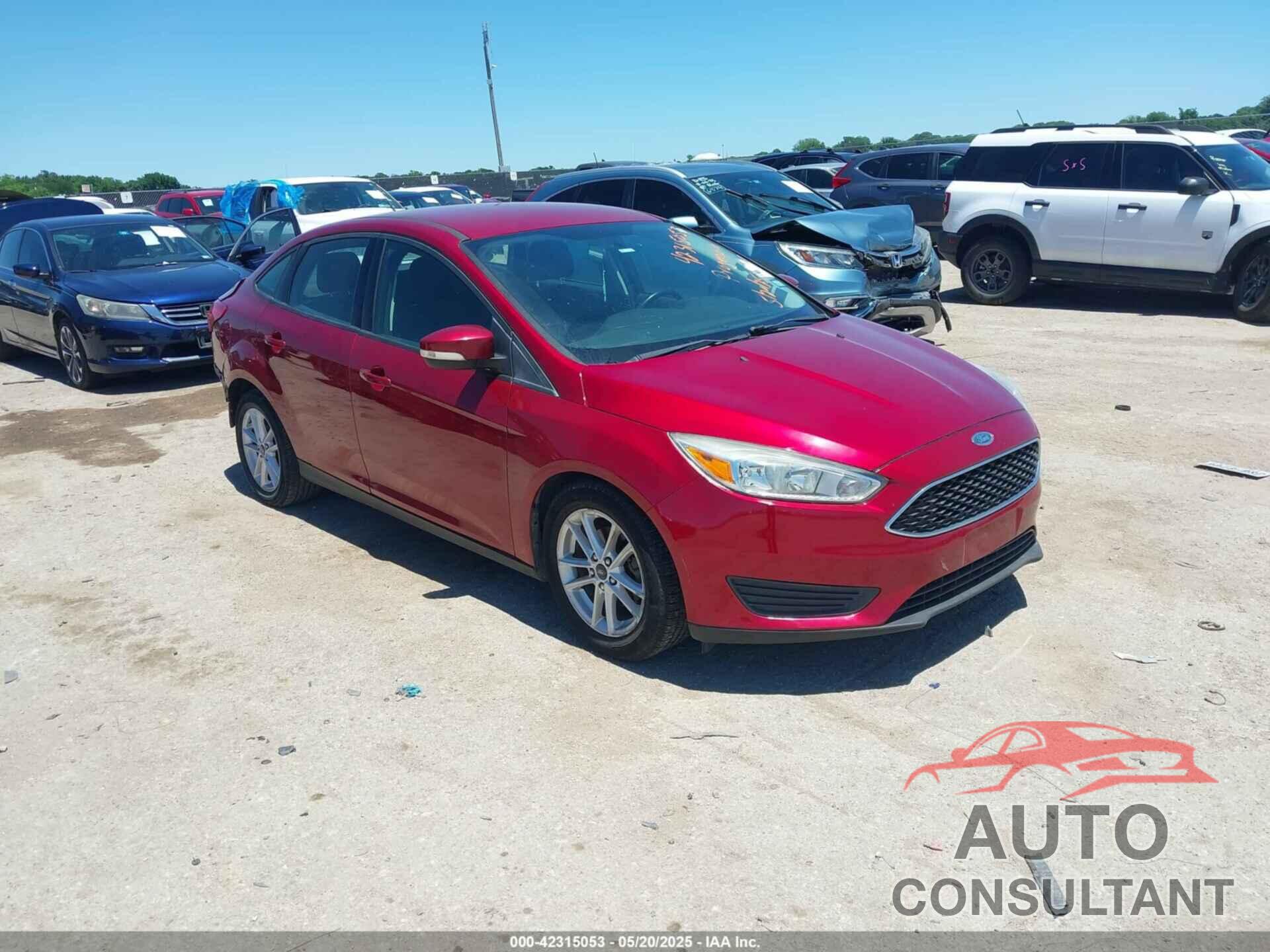 FORD FOCUS 2016 - 1FADP3F23GL383096