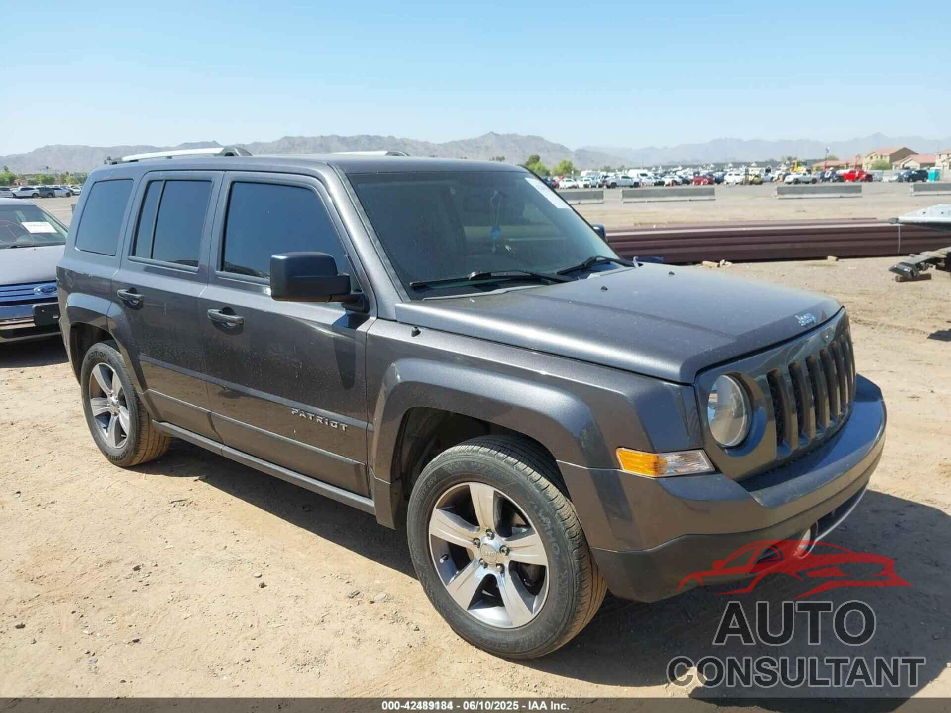 JEEP PATRIOT 2017 - 1C4NJPFAXHD118346