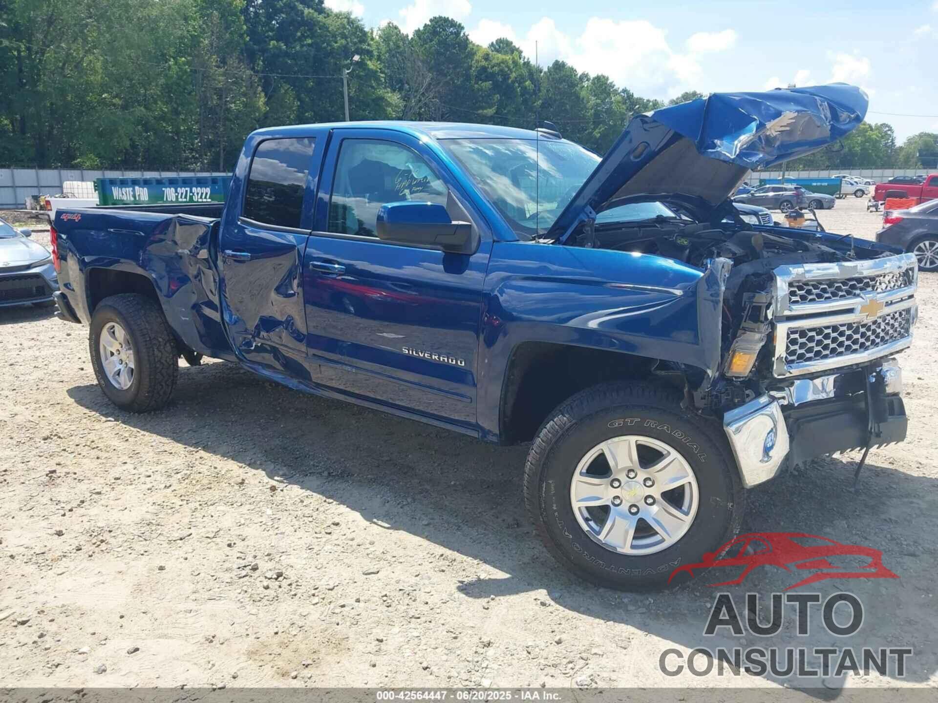 CHEVROLET SILVERADO 1500 2015 - 1GCVKREH7FZ251184
