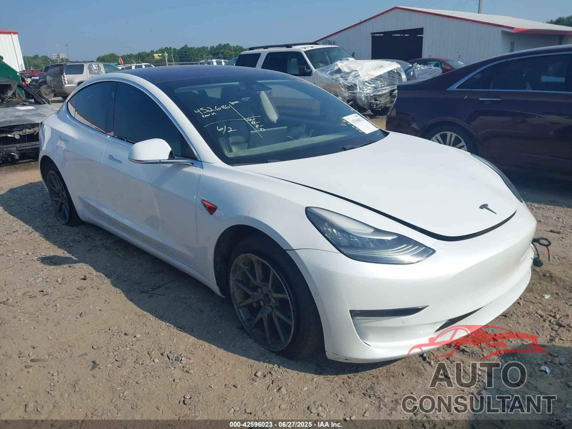 TESLA MODEL 3 2019 - 5YJ3E1EB1KF452686